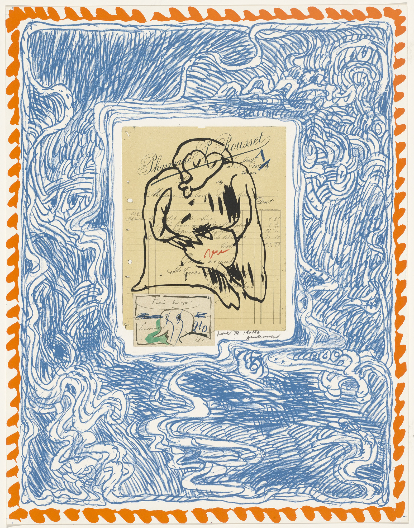 Pierre Alechinsky. Plate III from the portfolio Papiers Traités