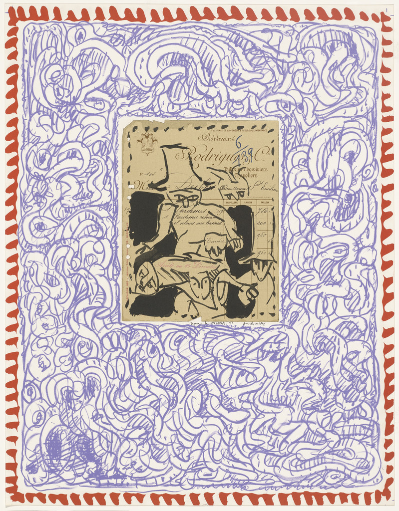 Plate V from the portfolio Papiers Traités
