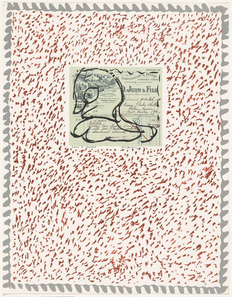 Plate VI from the portfolio Papiers Traités