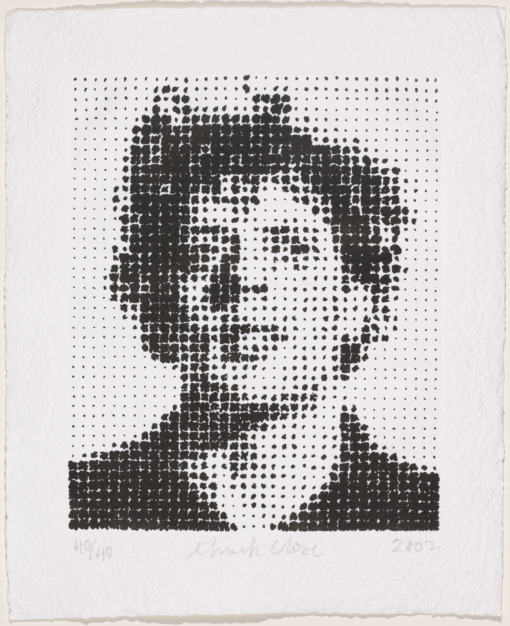 Chuck Close. Phil White