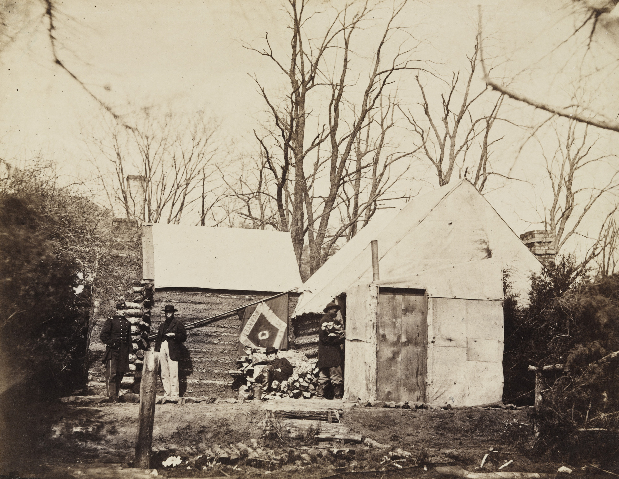 Alexander Gardner. Residence Chief Quartermaster Third Army Corps (Brandy Station)
