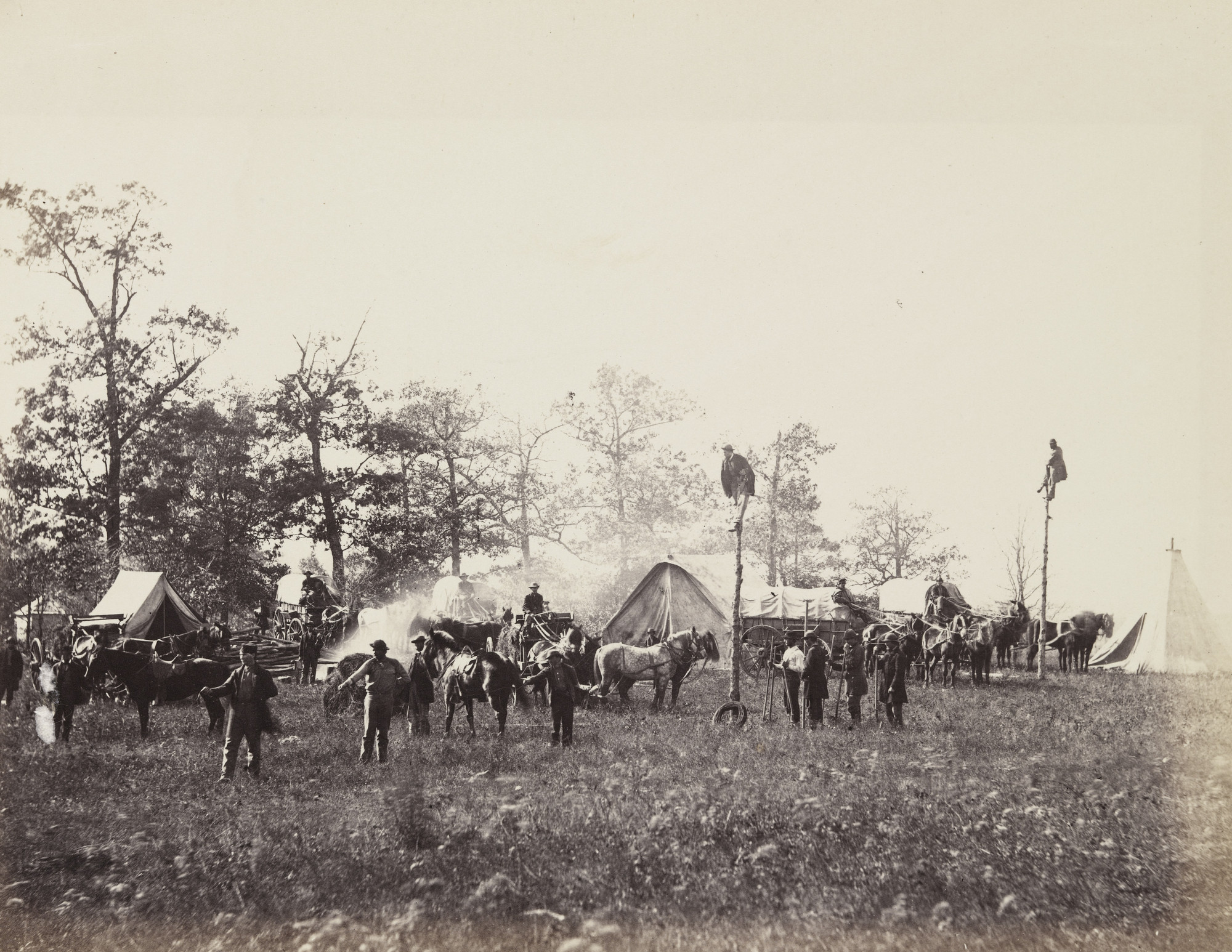 Alexander Gardner, Timothy O'Sullivan. U.S. Military Telegraph Construction Corps