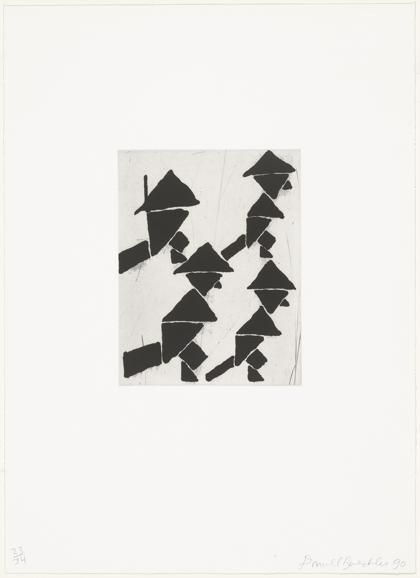 Donald Baechler. Untitled from Tangram