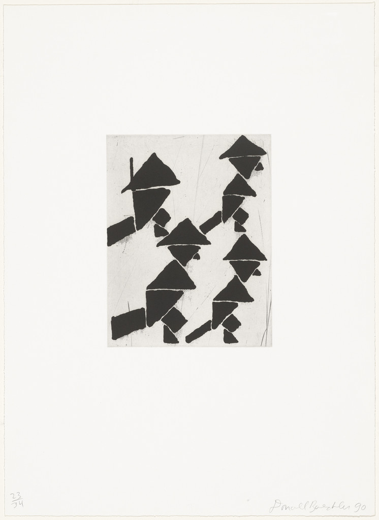 Untitled from Tangram, Donald Baechler, 1990