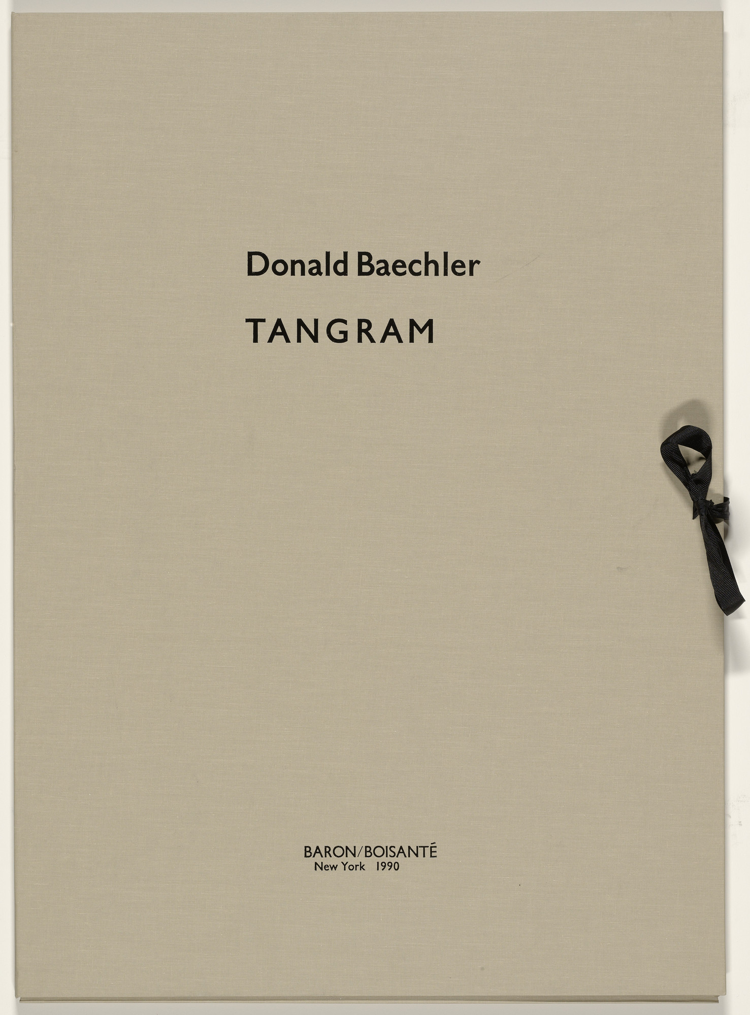 Donald Baechler. Tangram