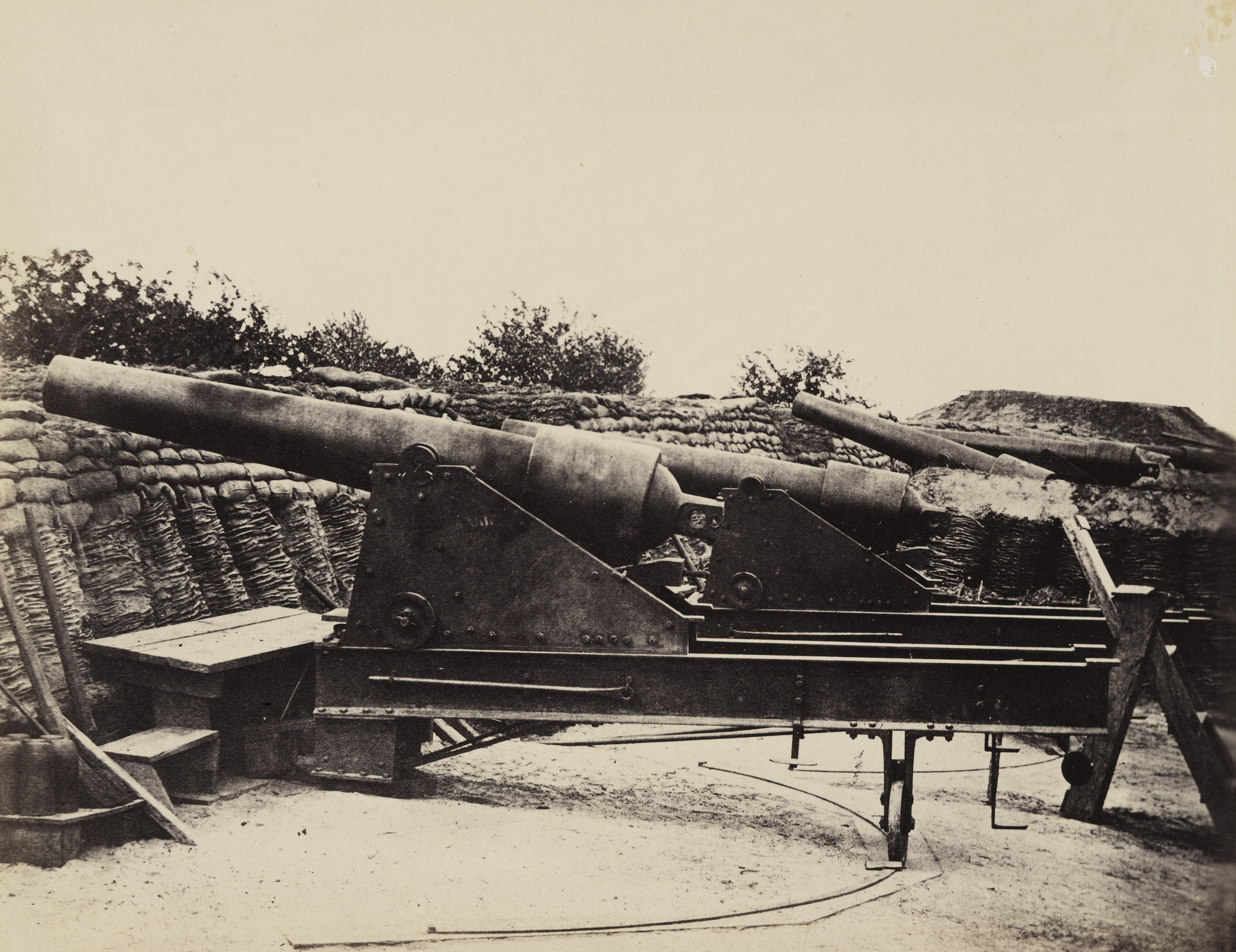 Alexander Gardner. Battery No 1, near Yorktown, Virginia