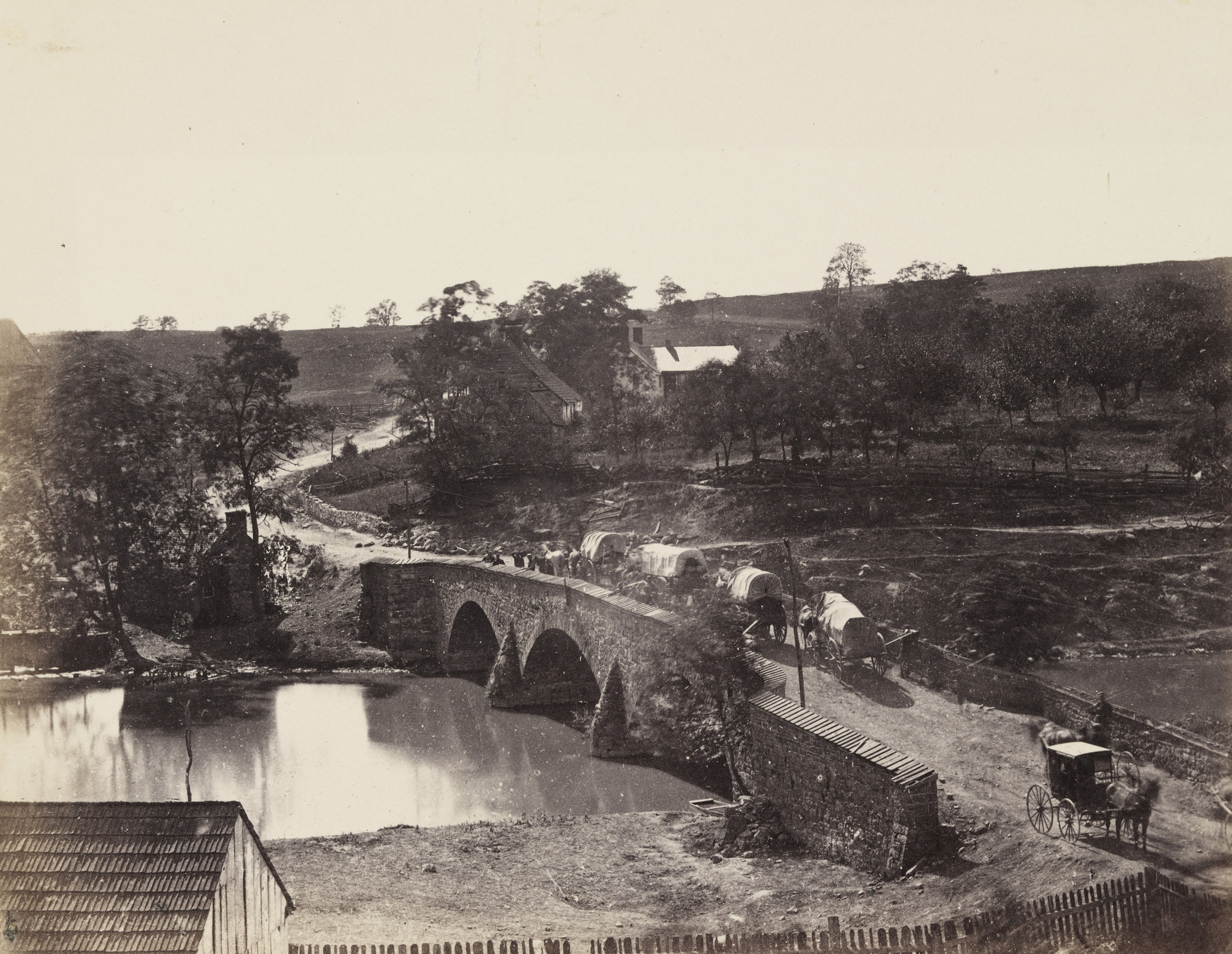 Alexander Gardner. Antietam Bridge, Maryland