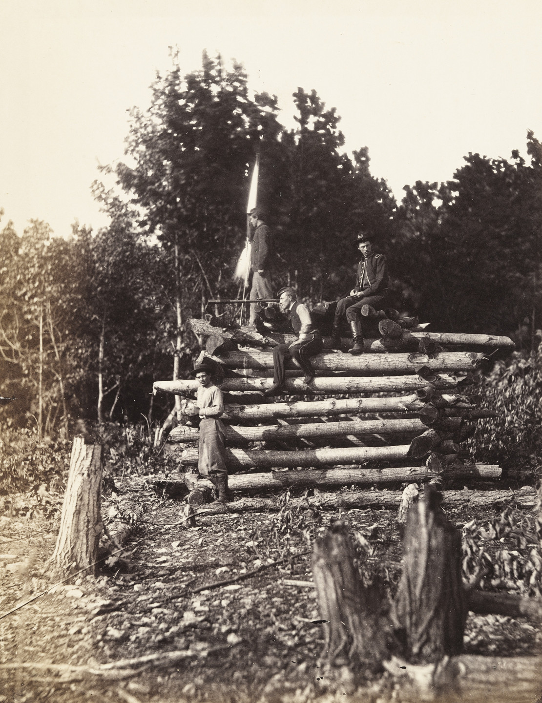 Alexander Gardner, Timothy O&#39;Sullivan. Signal Tower on Elk Mountain, Maryland. September, 1862
