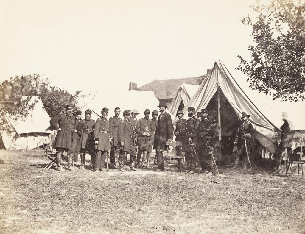President Lincoln on Battle-Field of Antietam