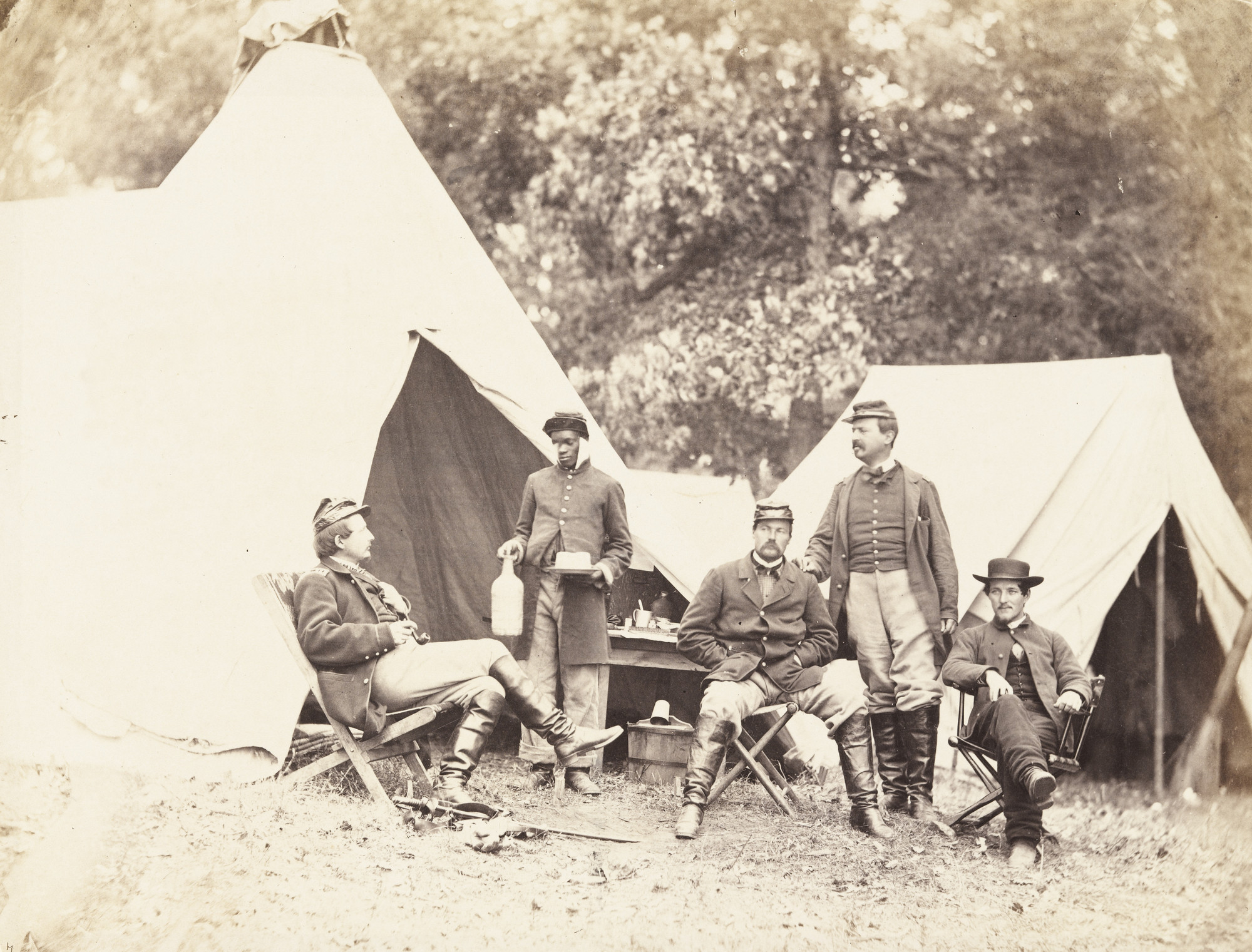 Alexander Gardner. Juridents of the War (What do I want, John Henry?)