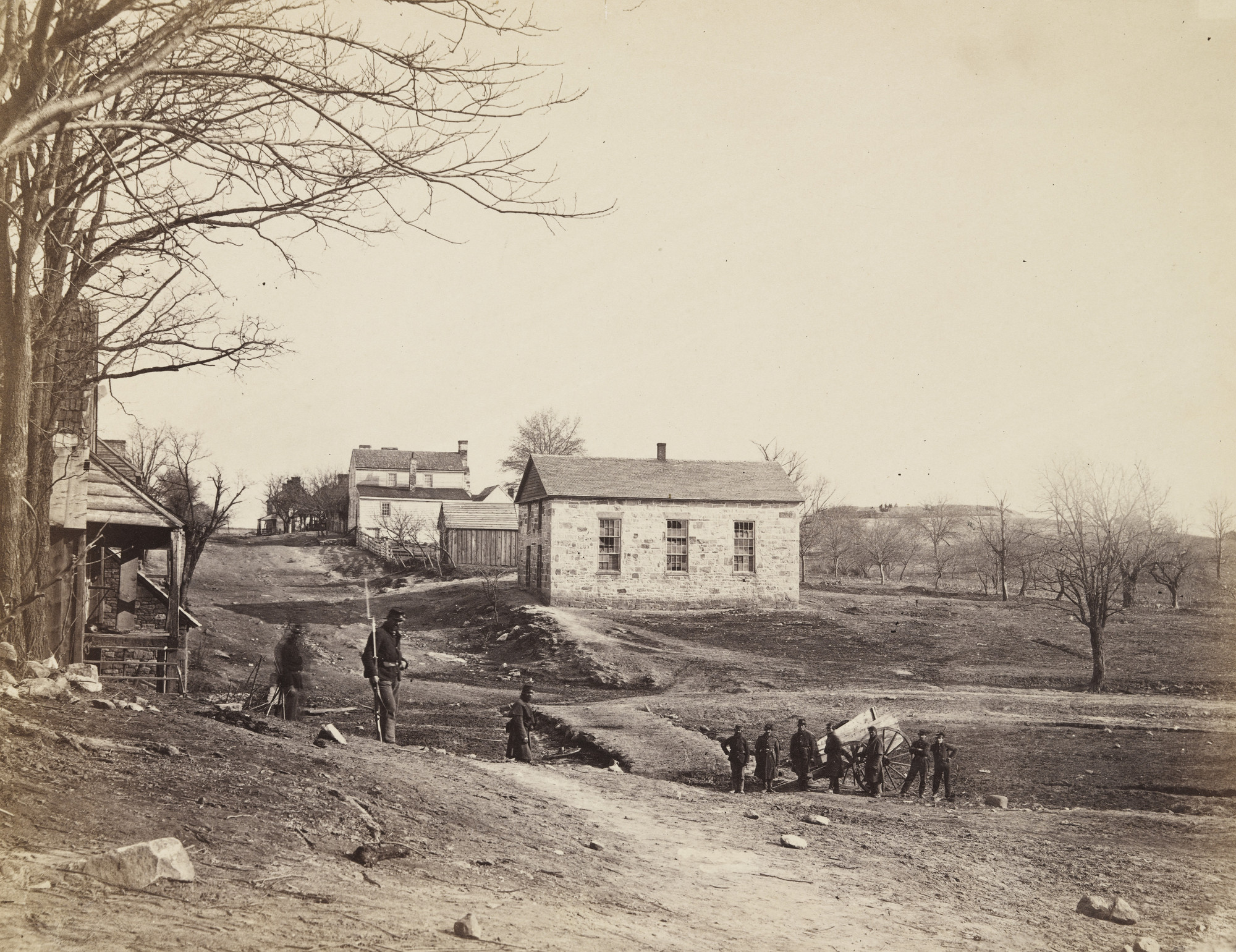 Alexander Gardner. Stone Church, Centreville, Virginia