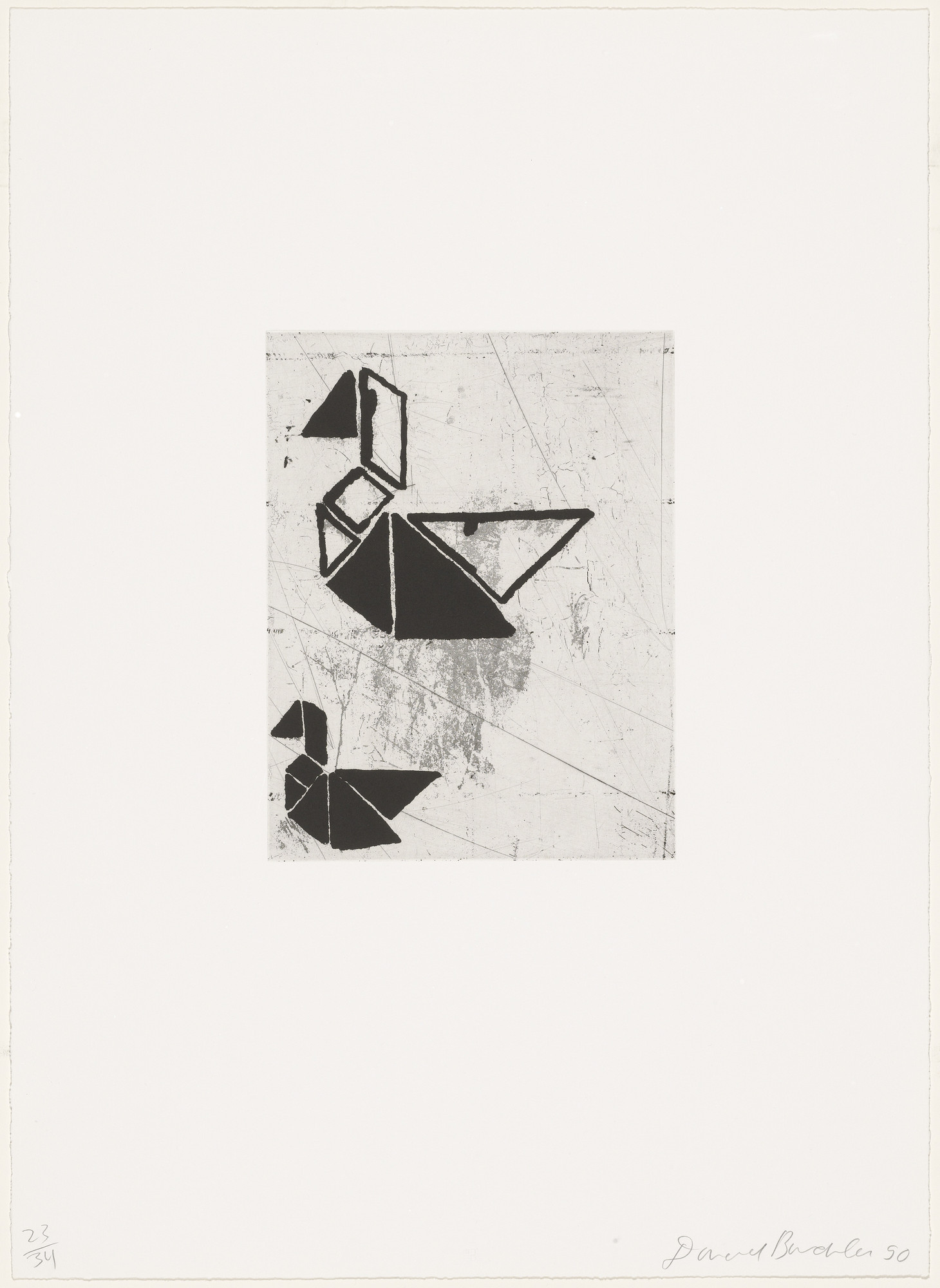 Donald Baechler. Untitled from Tangram