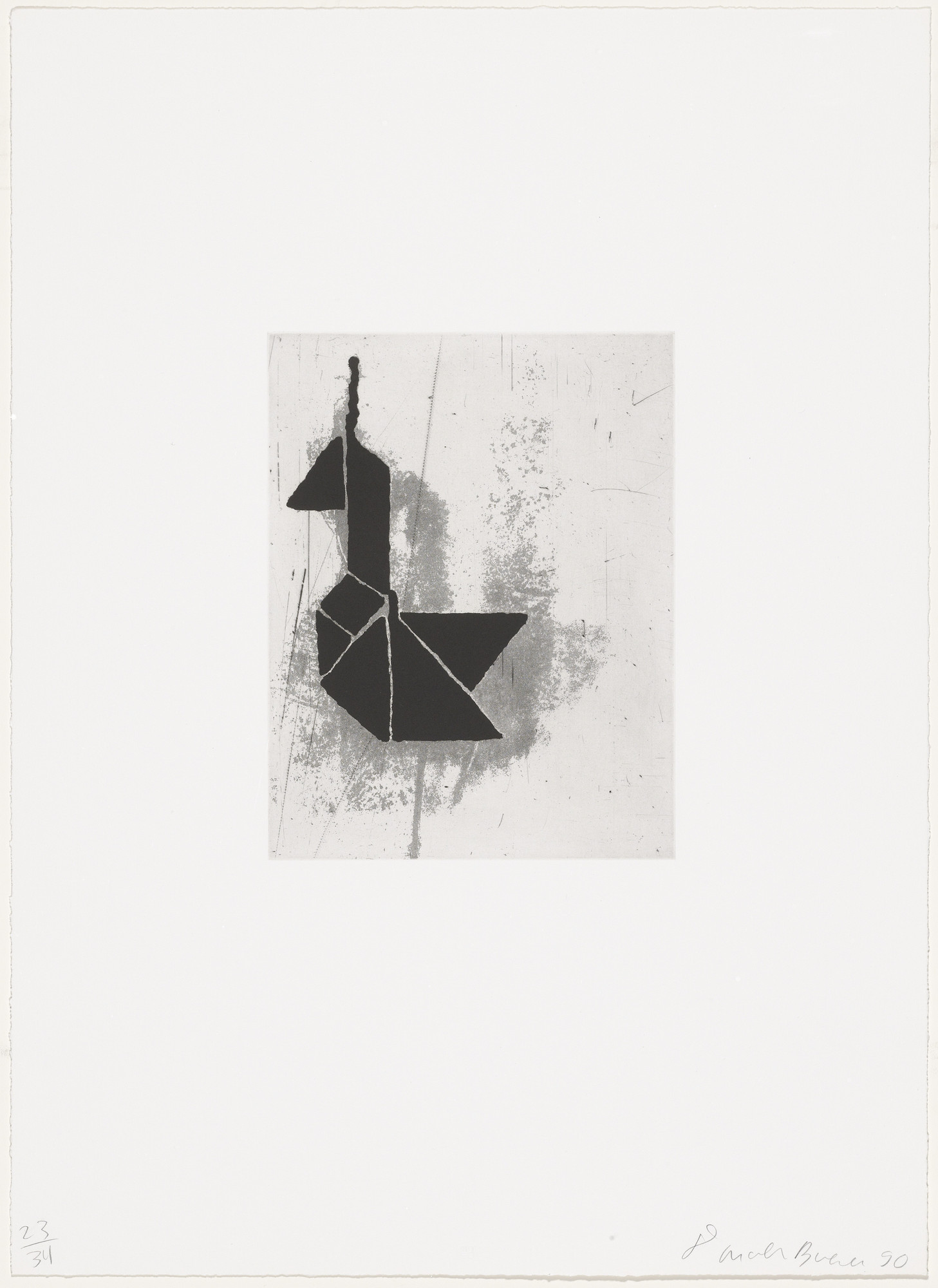 Donald Baechler. Untitled from Tangram