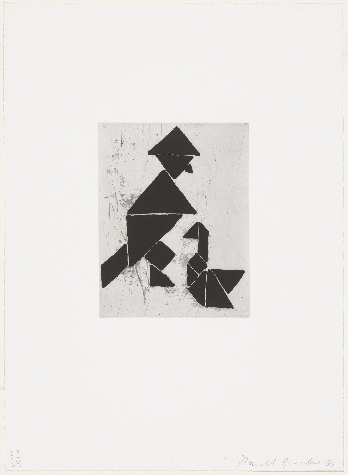 Donald Baechler. Untitled from Tangram