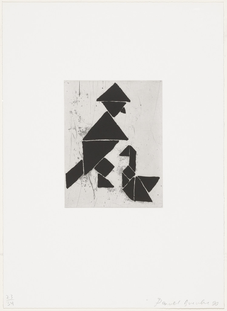 Untitled from Tangram, Donald Baechler, 1990