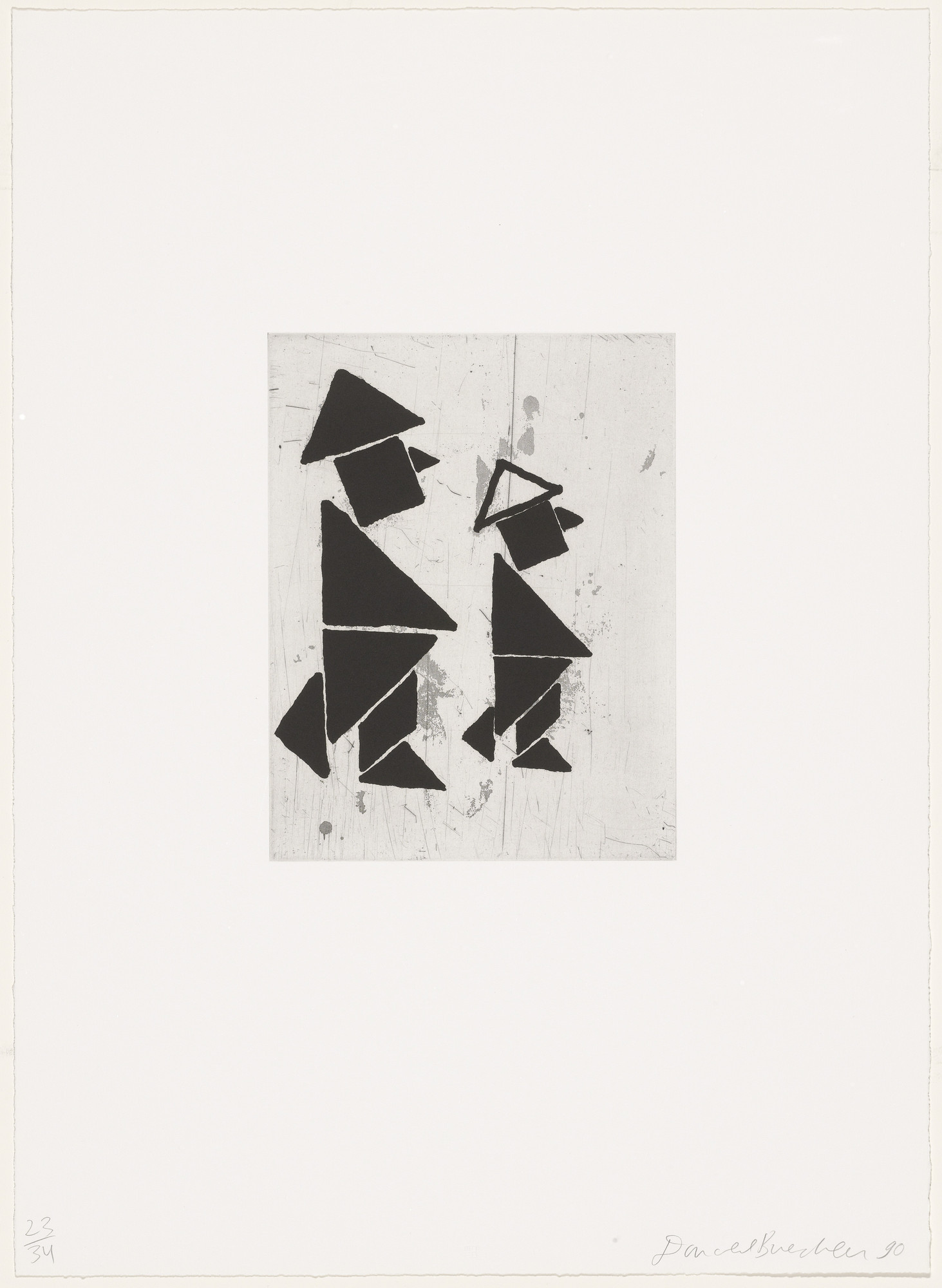 Donald Baechler. Untitled from Tangram