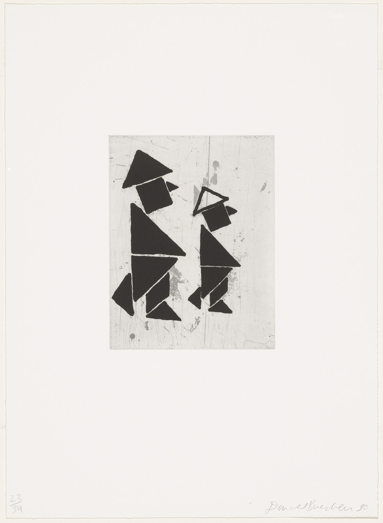 Untitled from Tangram, Donald Baechler, 1990