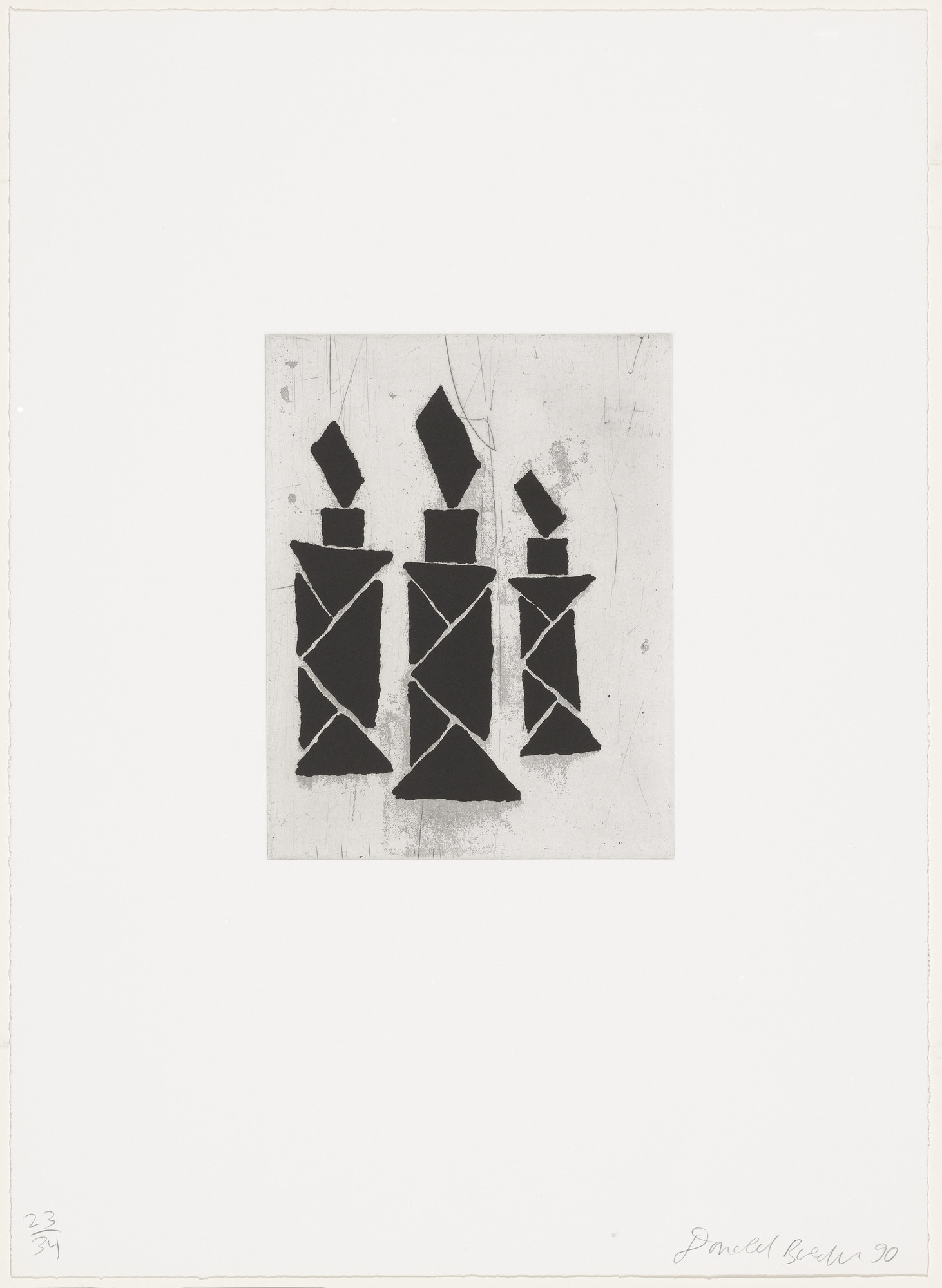 Donald Baechler. Untitled from Tangram