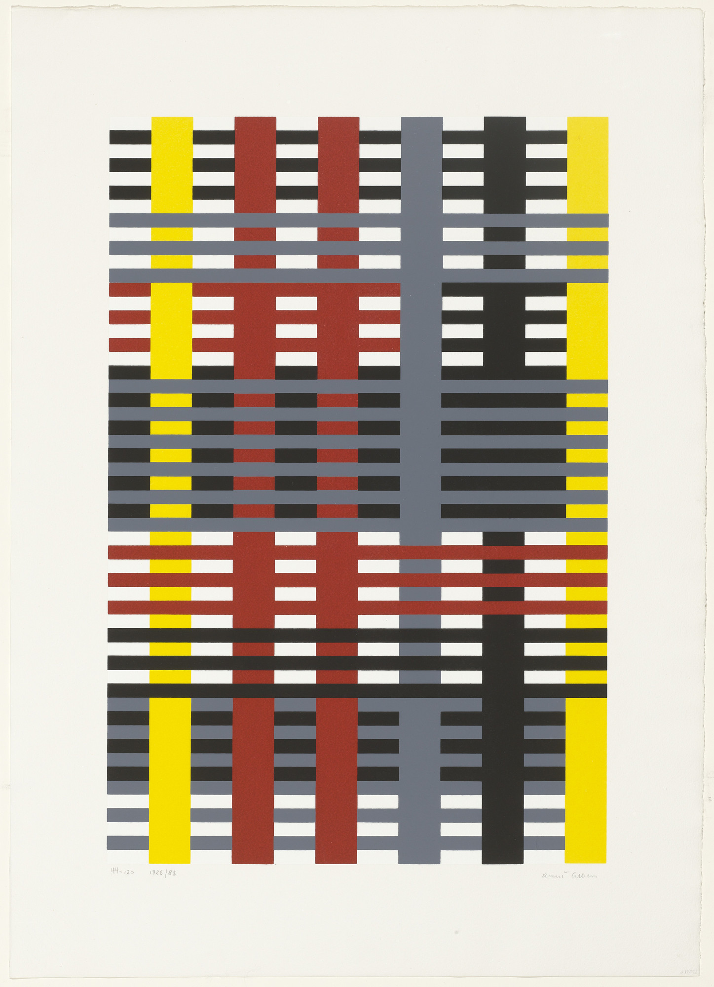 Anni Albers. Study for Unexecuted Wall Hanging from Connections