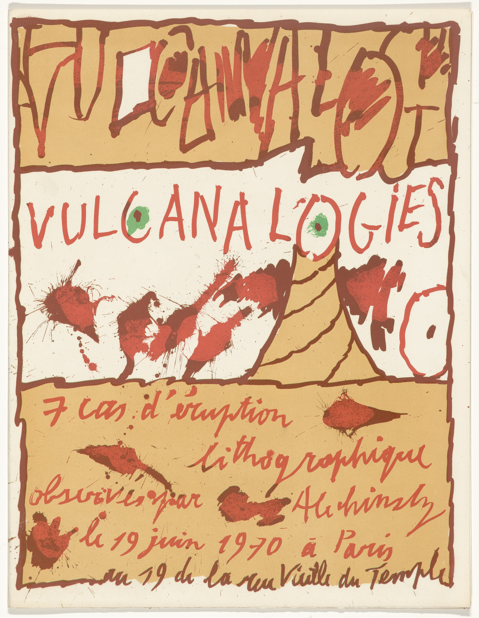 Pierre Alechinsky. Vulcanalogies