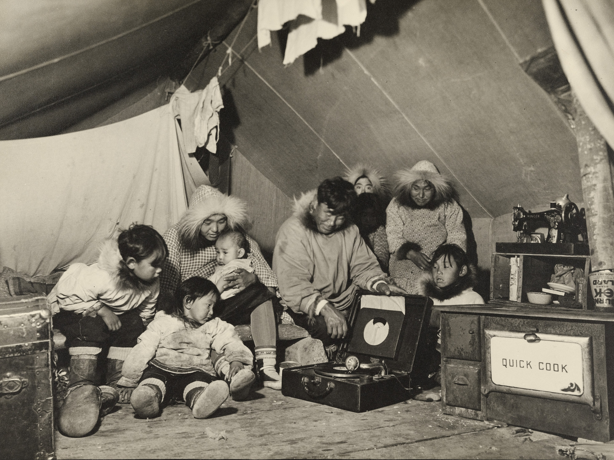 Margaret Bourke-White. Eskimos, Coppermine, N.W.T., Canada
