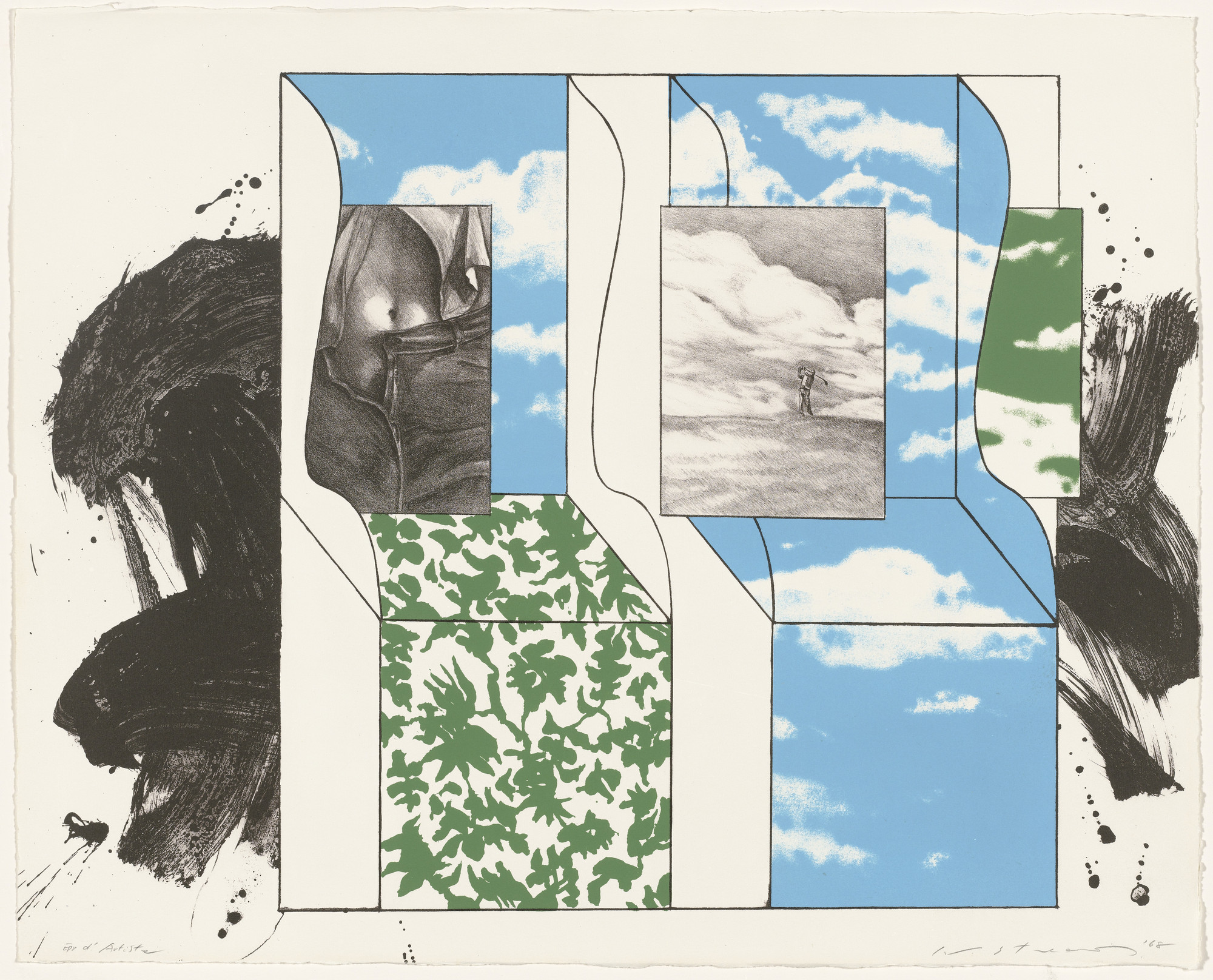 Ikeda Masuo (池田満寿夫). Chair from Maggrite Sky and Other Skies