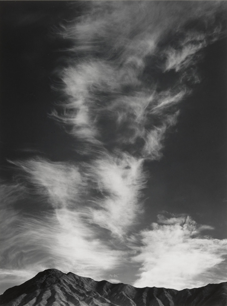 Clouds above Golden Canyon, Death Valley, California