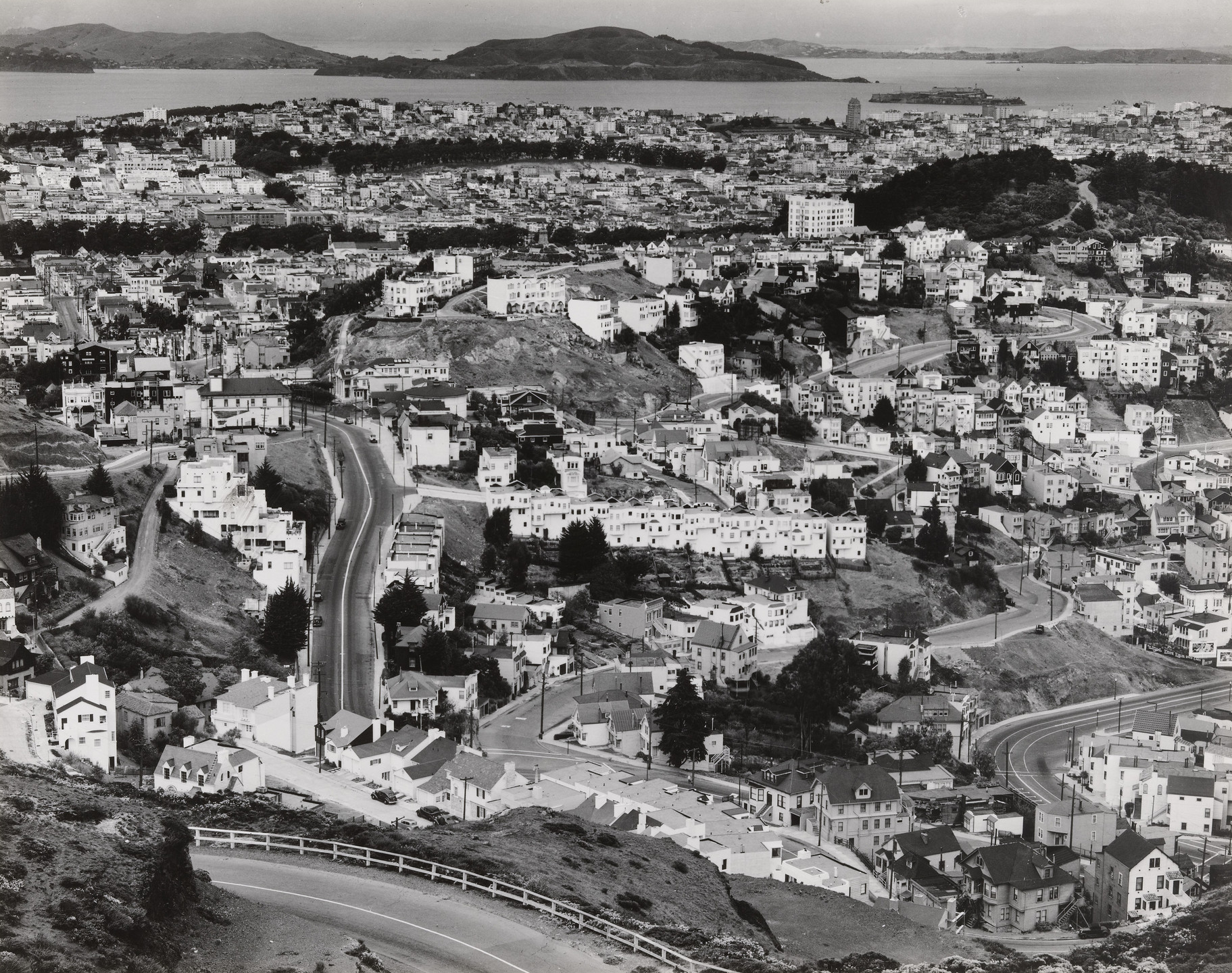Brett Weston. View of San Francisco Towards Telegraph Hill. 1939