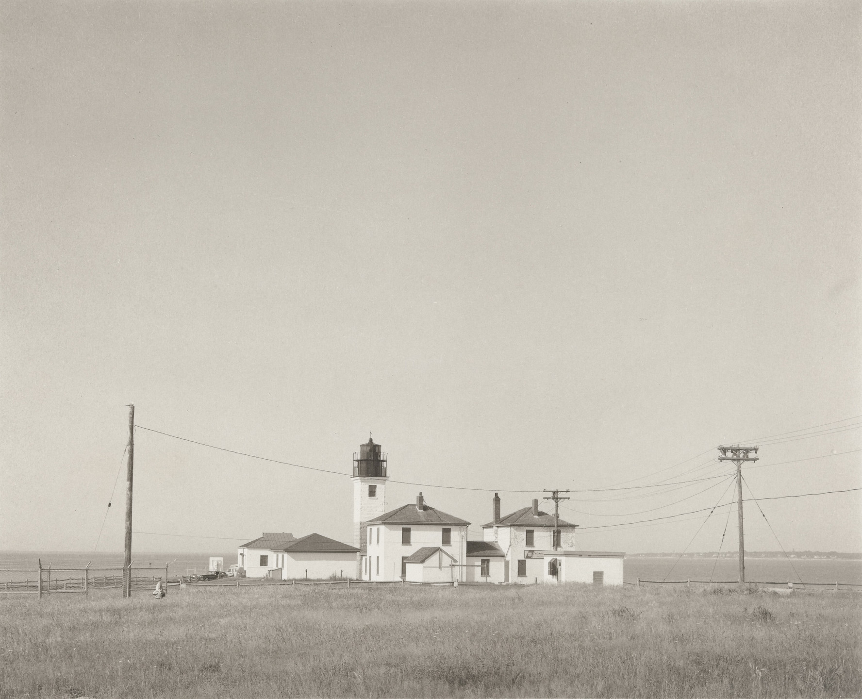 Richard Benson. Beaver Tail Lighthouse, Jamestown, Rhode Island. 1974