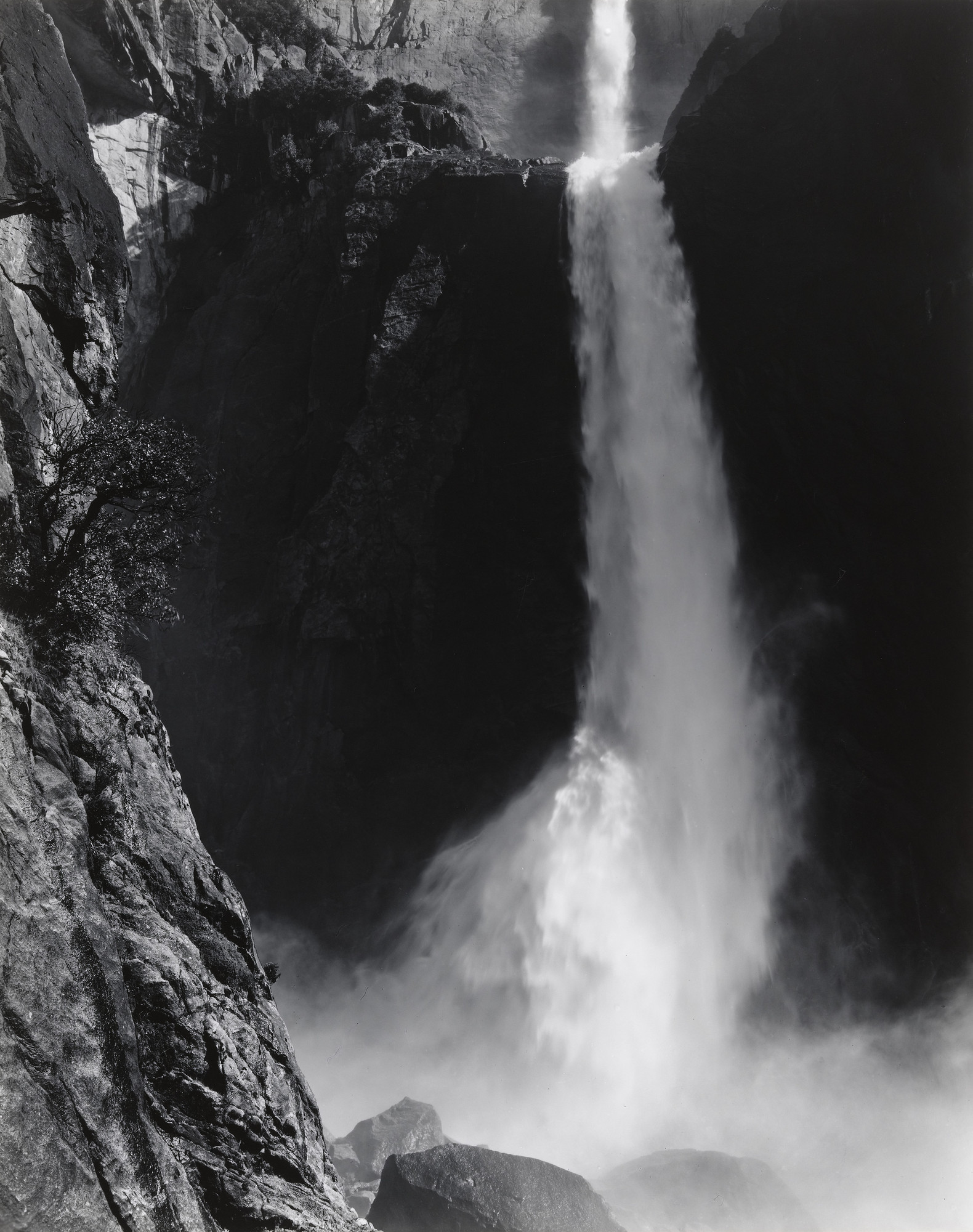 Ansel Adams. Lower Yosemite Fall