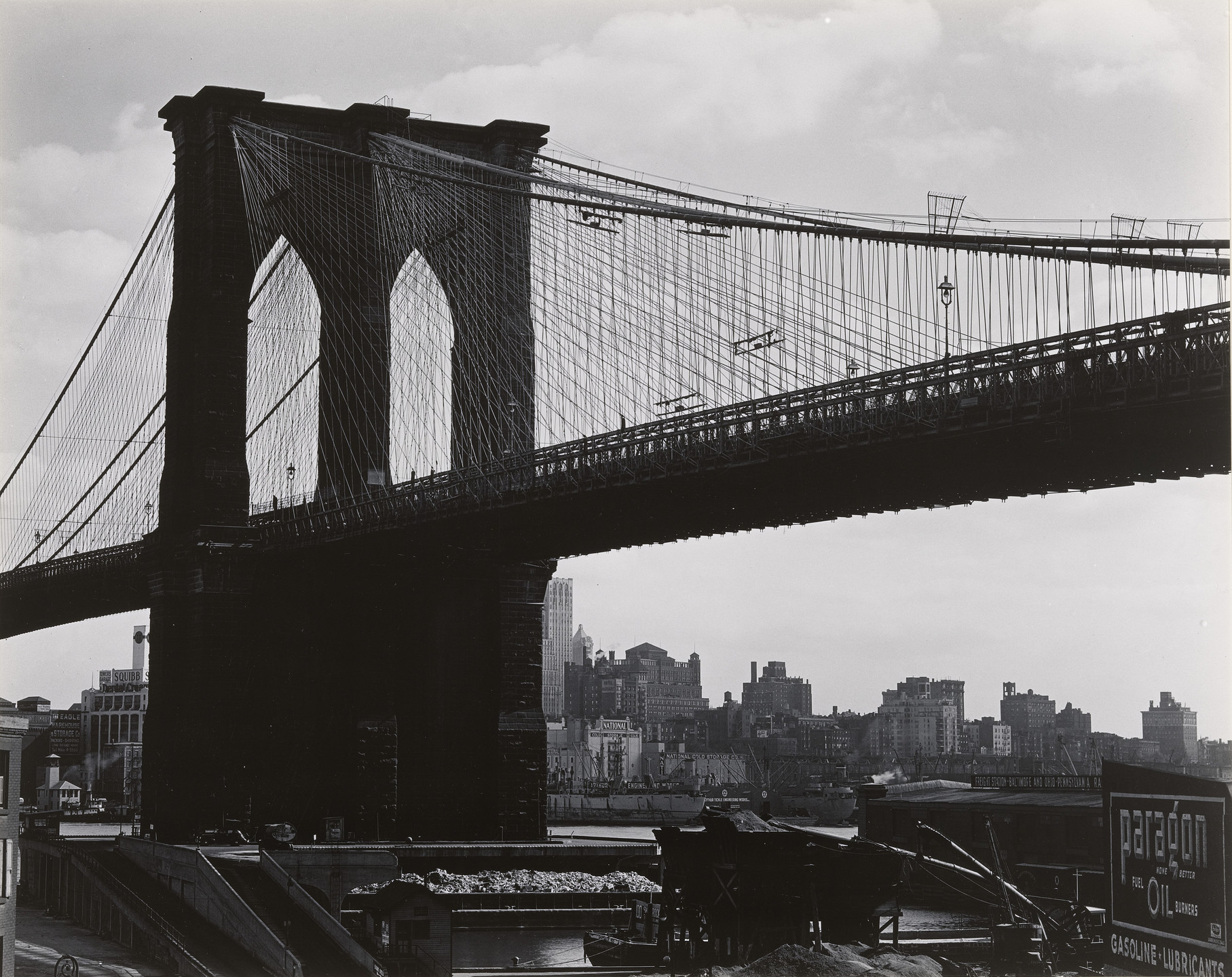Brett Weston. Brooklyn Bridge, New York. 1947