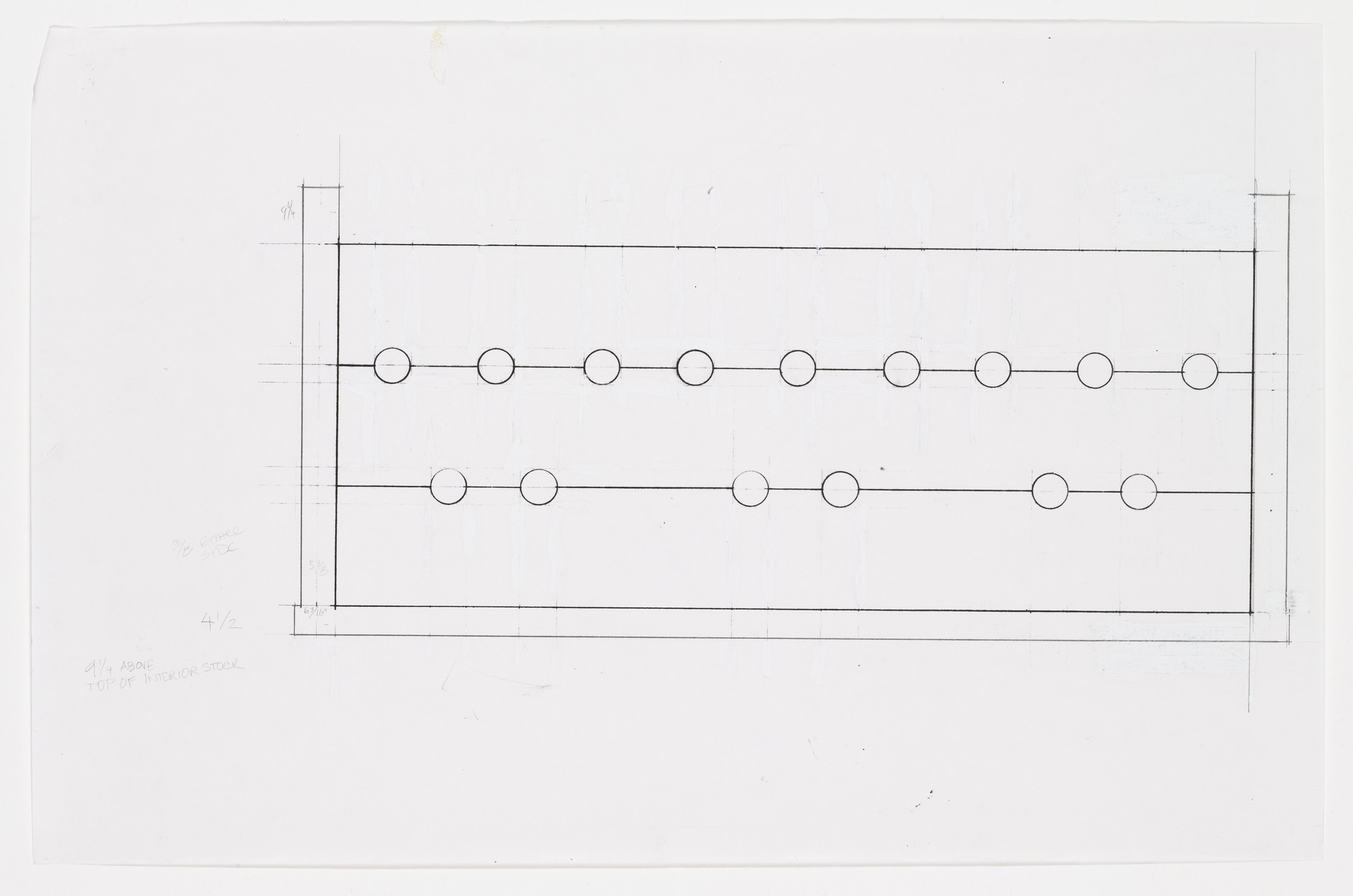 Cady Noland. Untitled from The Tower of Terror Studies. 1994