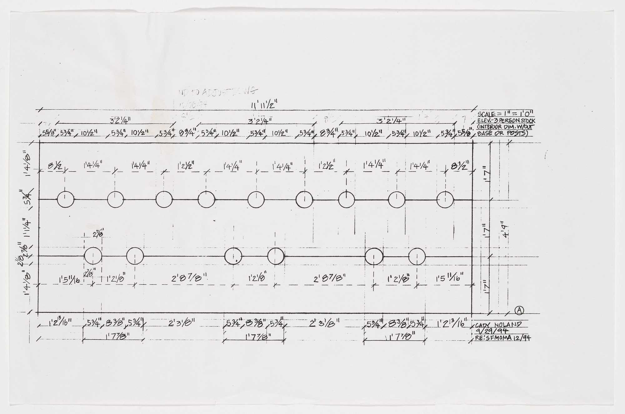 Cady Noland. Untitled from The Tower of Terror Studies. 1994