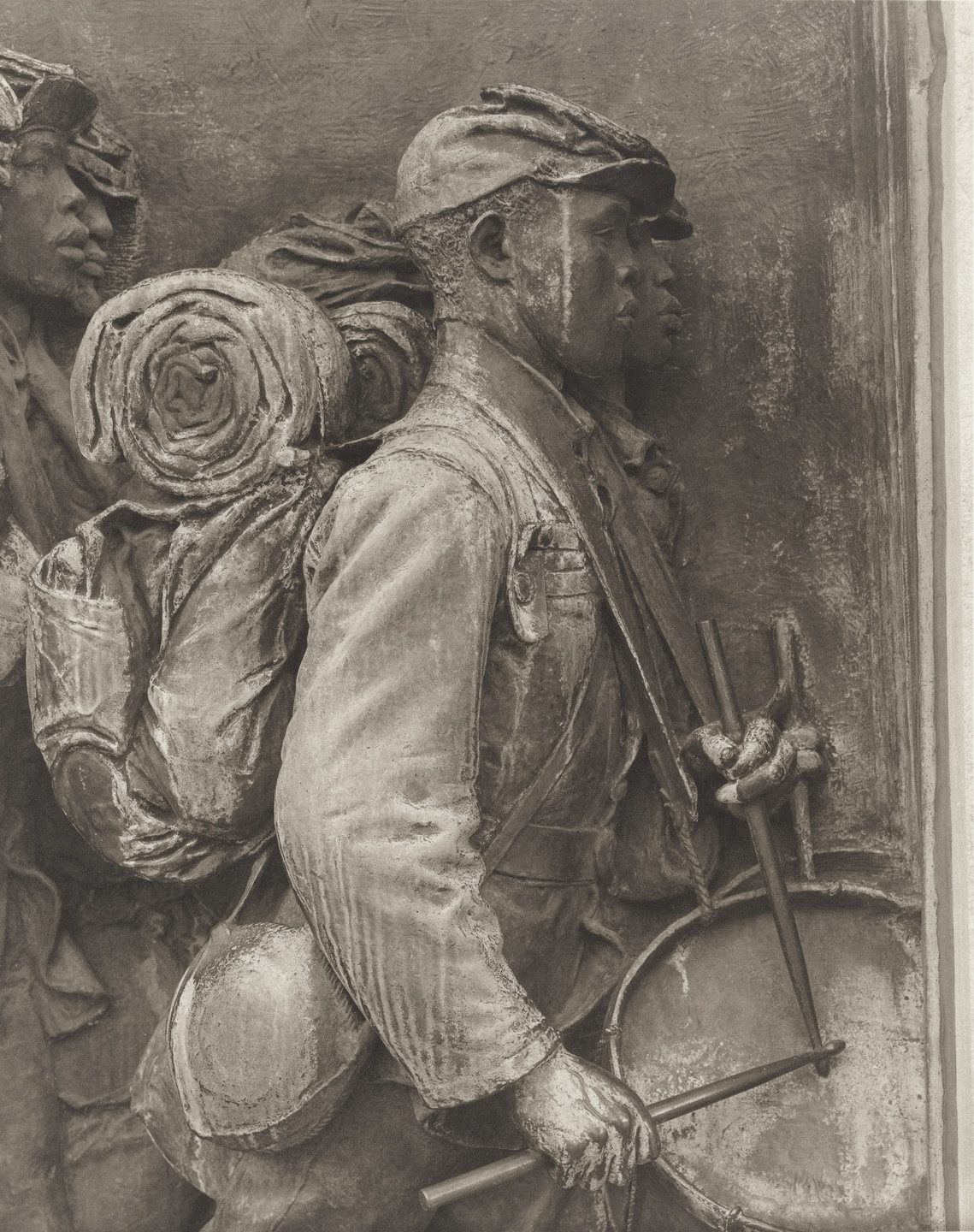 Richard Benson. Robert Gould Shaw Memorial by Augustus Saint-Gaudens. c. 1973
