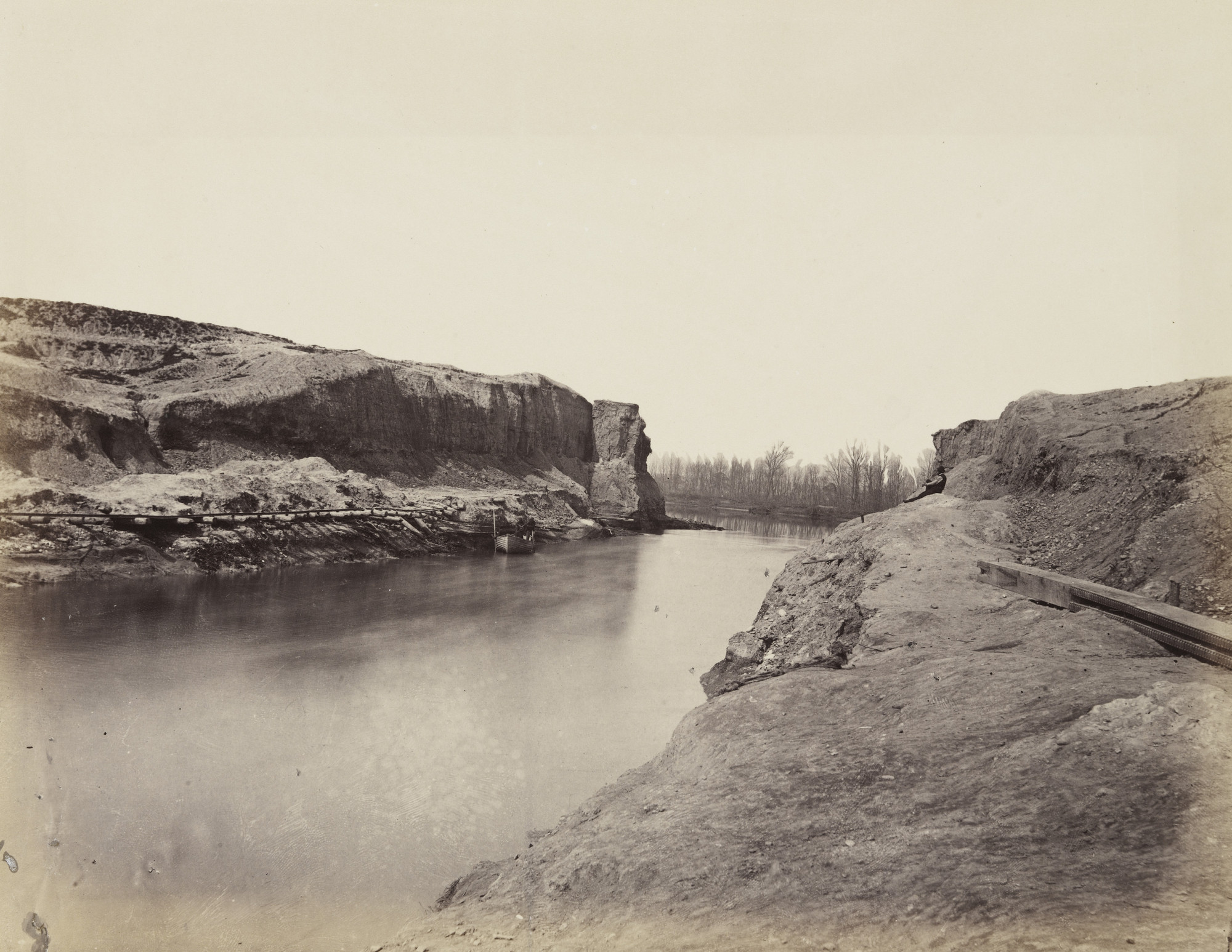 Alexander Gardner. Dutch Gap Canal, James River, Virginia