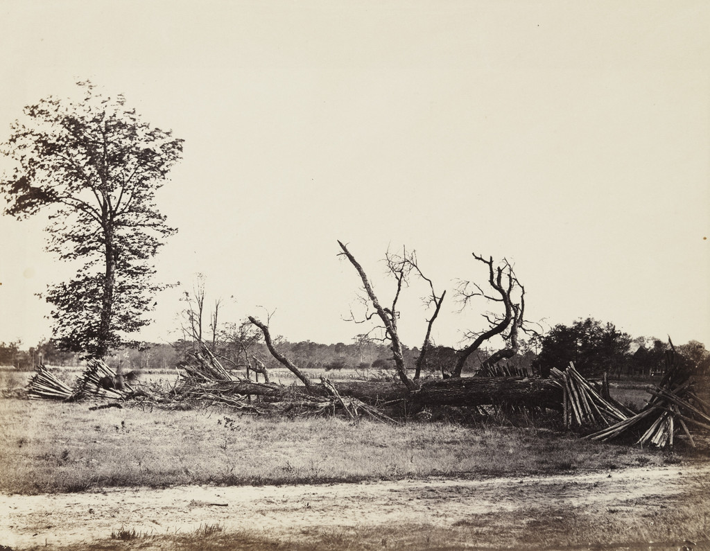Extreme line of Confederate works, Cold Harbor, Virginia
