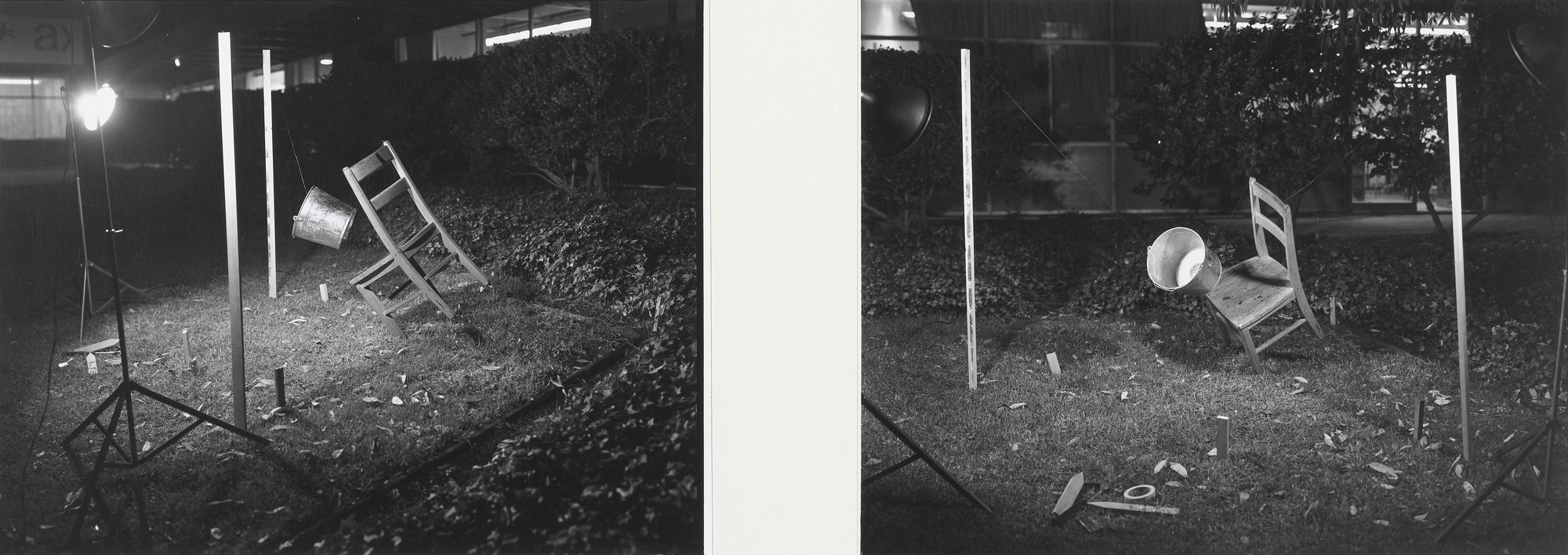 Robert Cumming. Two Views of One Mishap of Minor Consequence. 1973