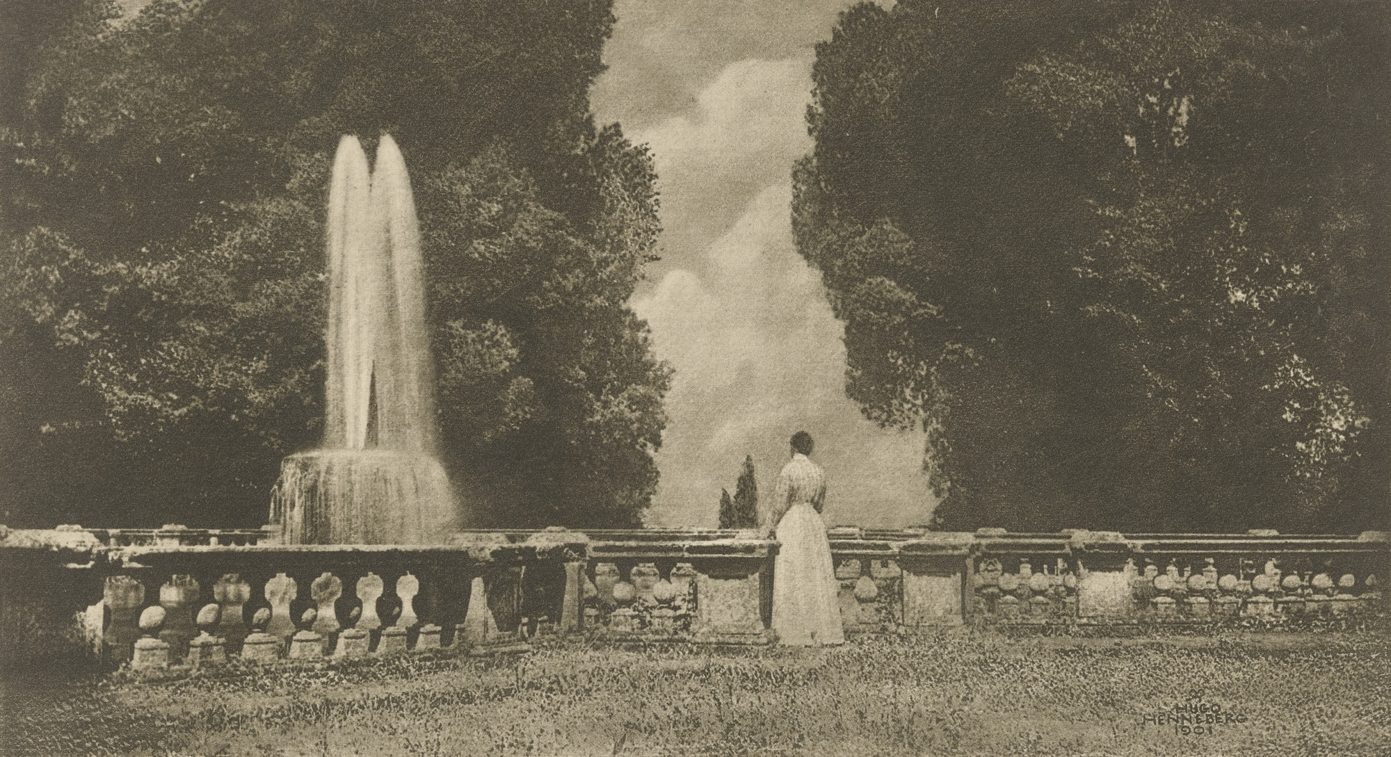 Hugo Henneberg. Villa Torlonia. 1902