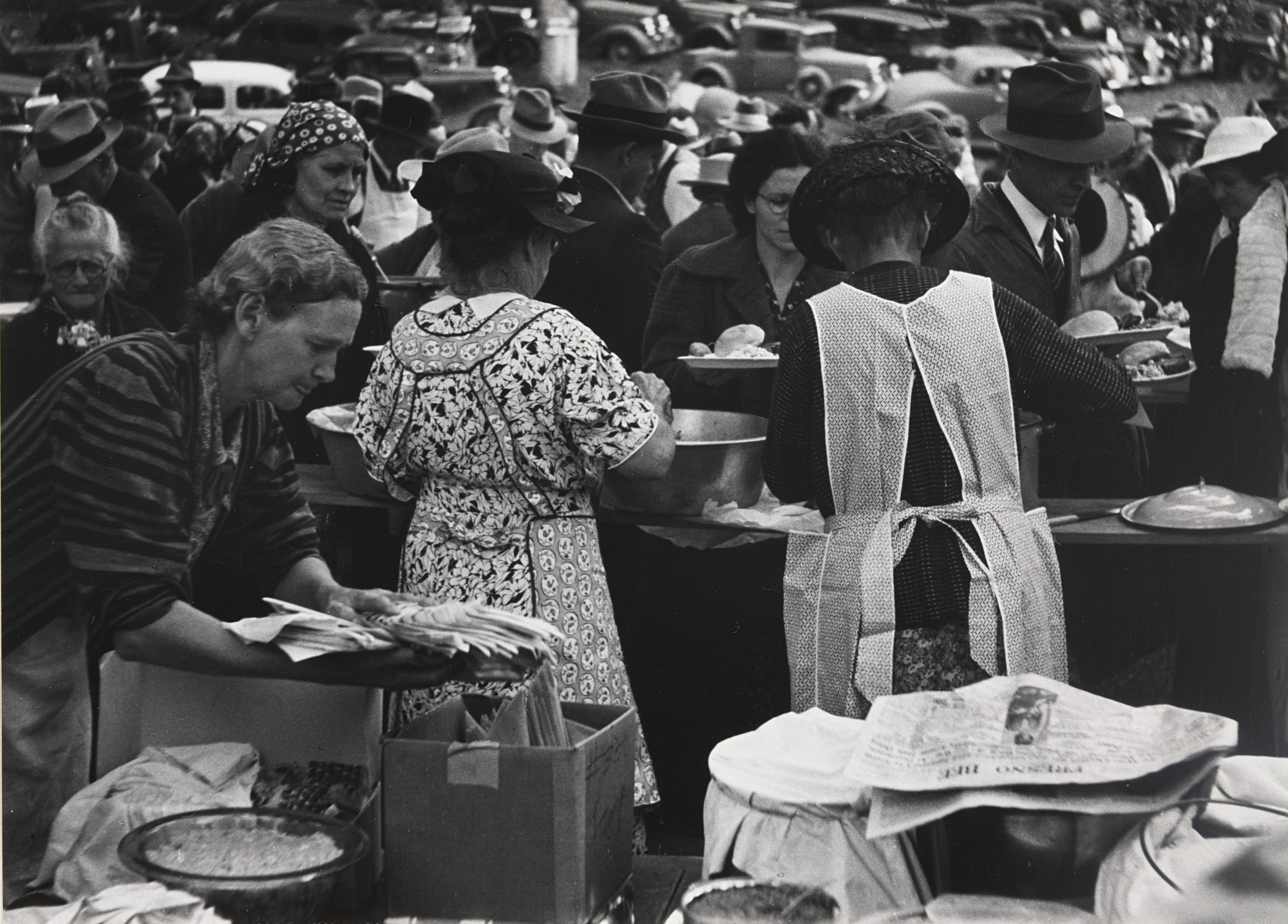 Ansel Adams. Barbecue, Hornitos, California