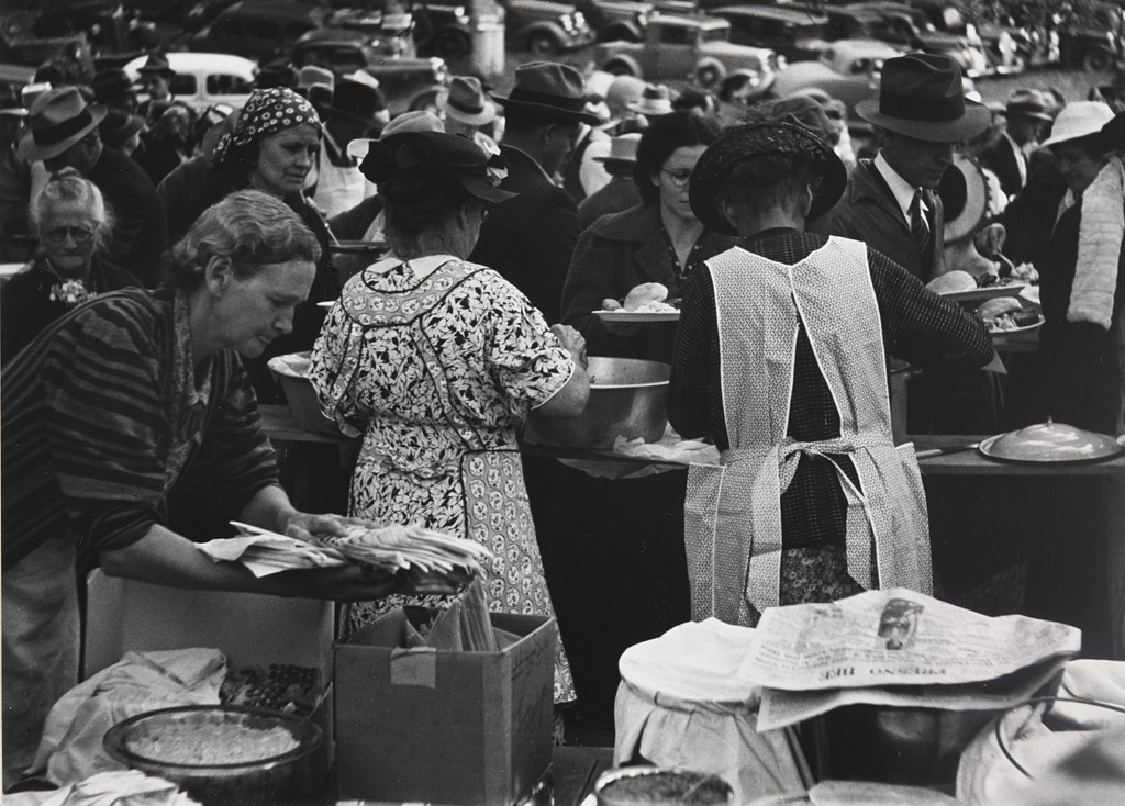 Barbecue, Hornitos, California, Ansel Adams, 1938