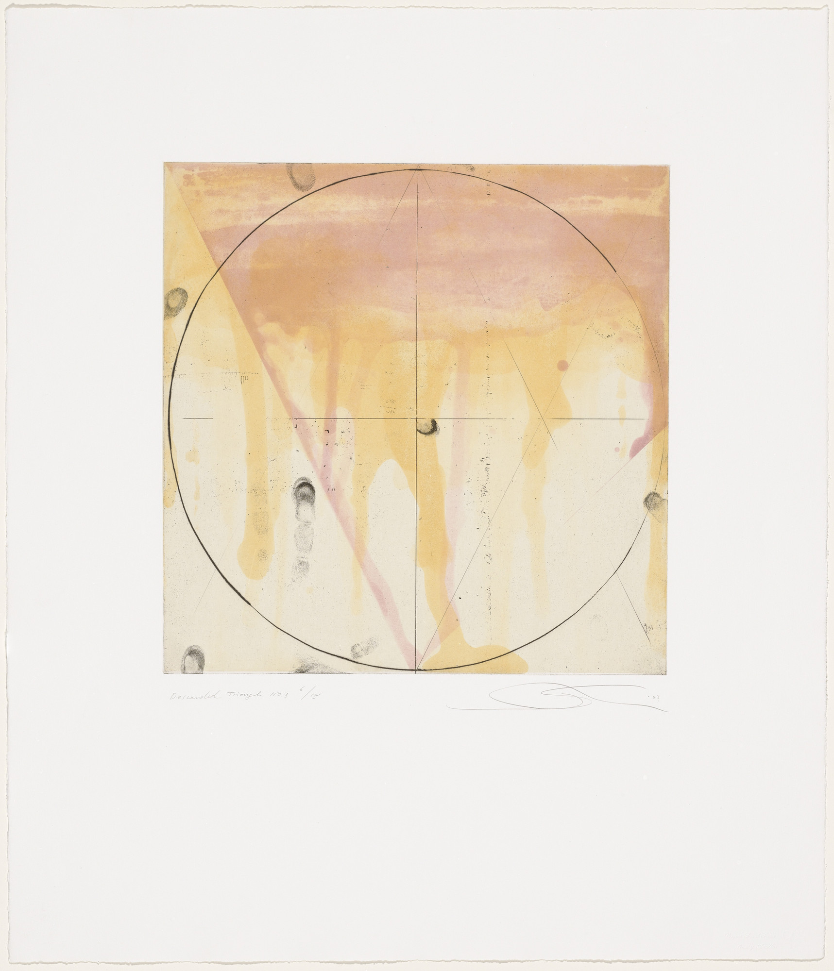 Shoichi Ida. Surface is the Between, Between Vertical and Horizon - Descended Triangle No. 3