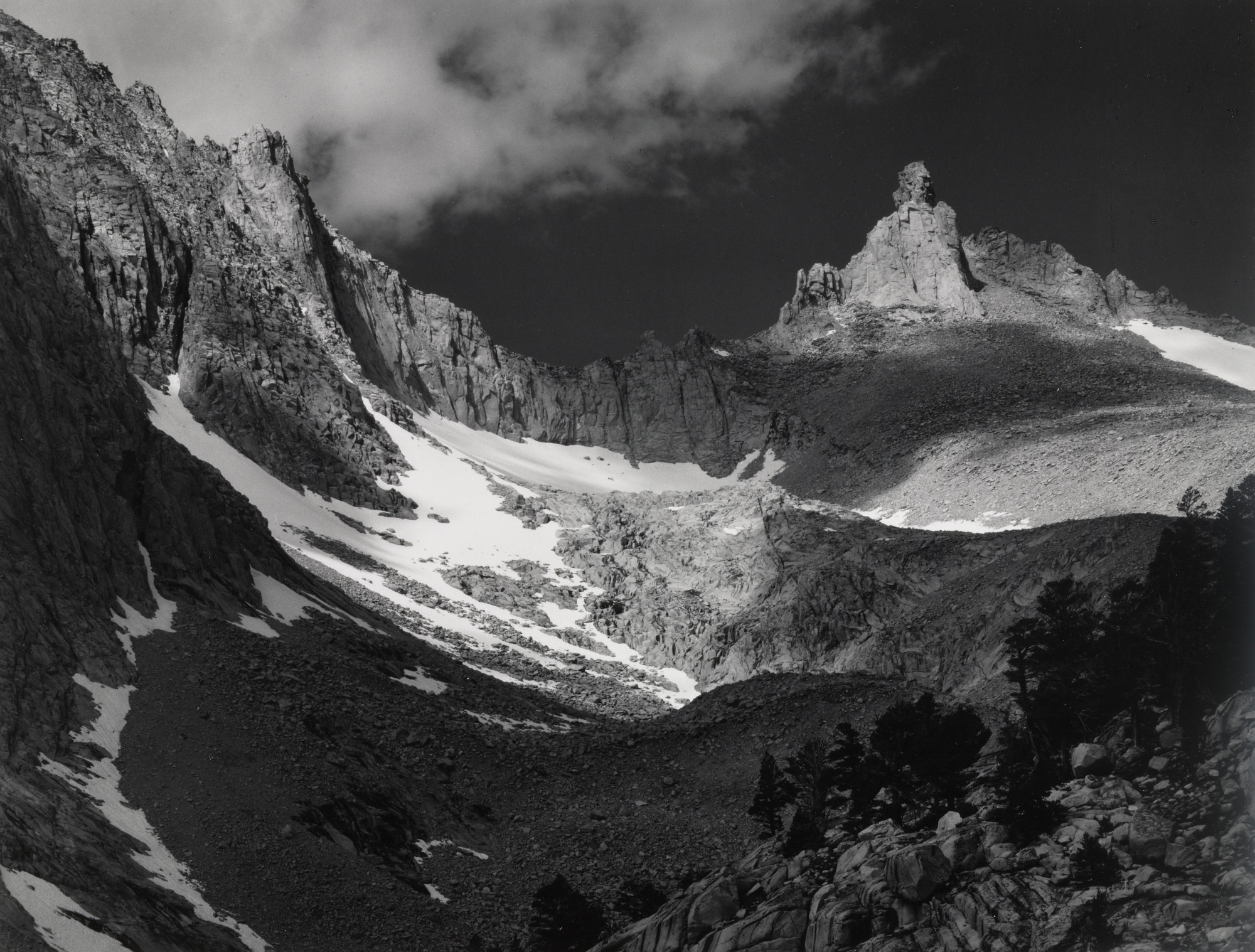 Ansel Adams. Milestone Mountain, Sequoia National Park, California