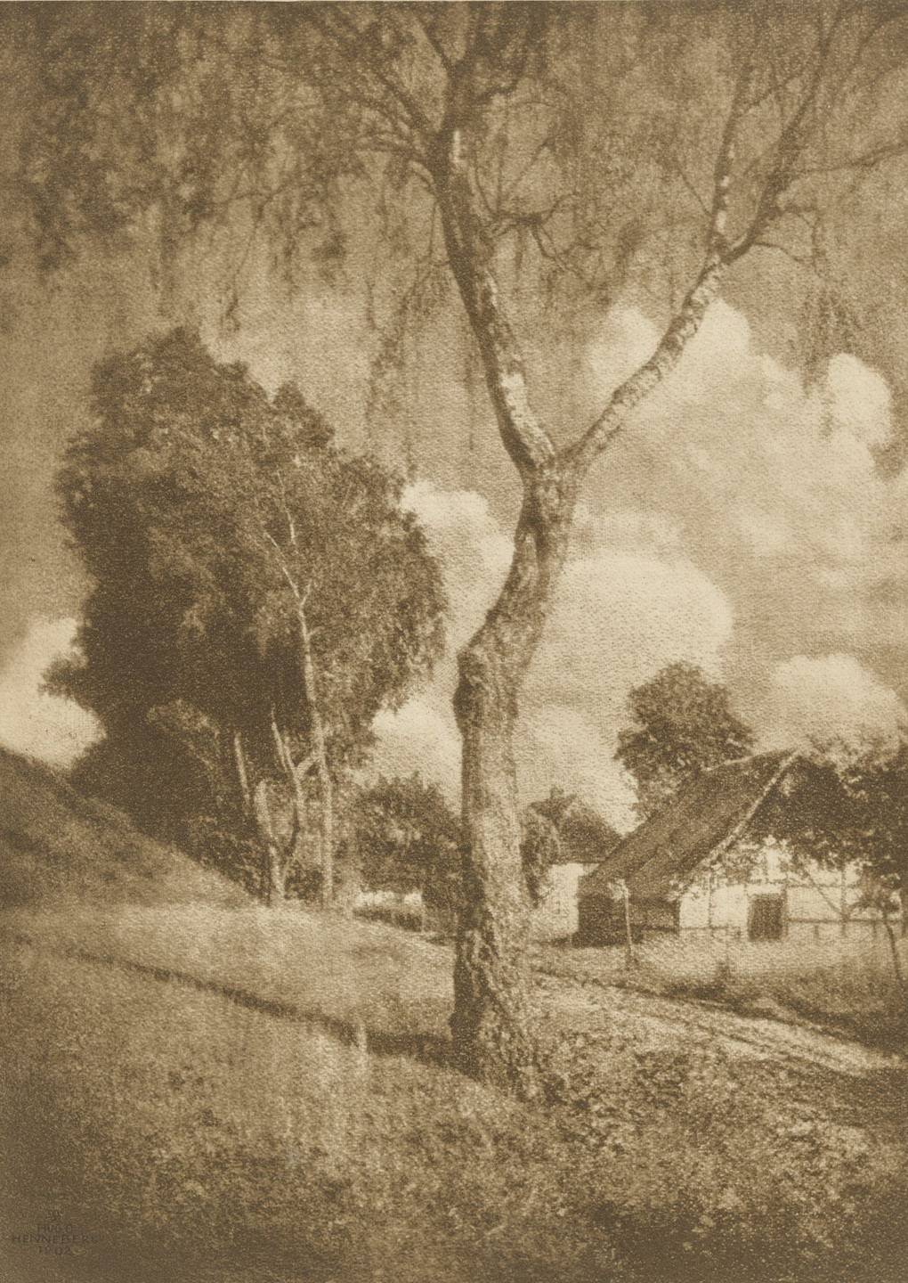 Hugo Henneberg. Motiv Aus Pommern. 1902