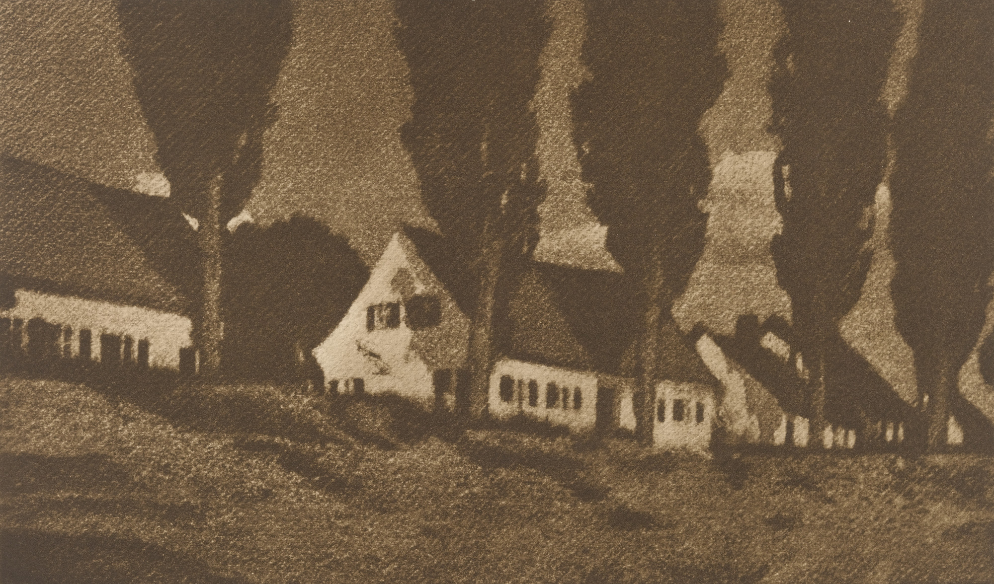 Heinrich Kühn. Abendsonne. 1902