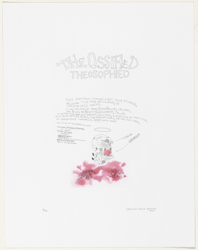 Title Page (The Ossified Theosophied) from The Ossified Theosophied