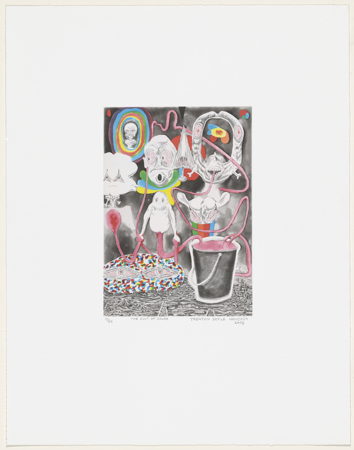 Trenton Doyle Hancock. The Cult of Color from The Ossified Theosophied. 2005