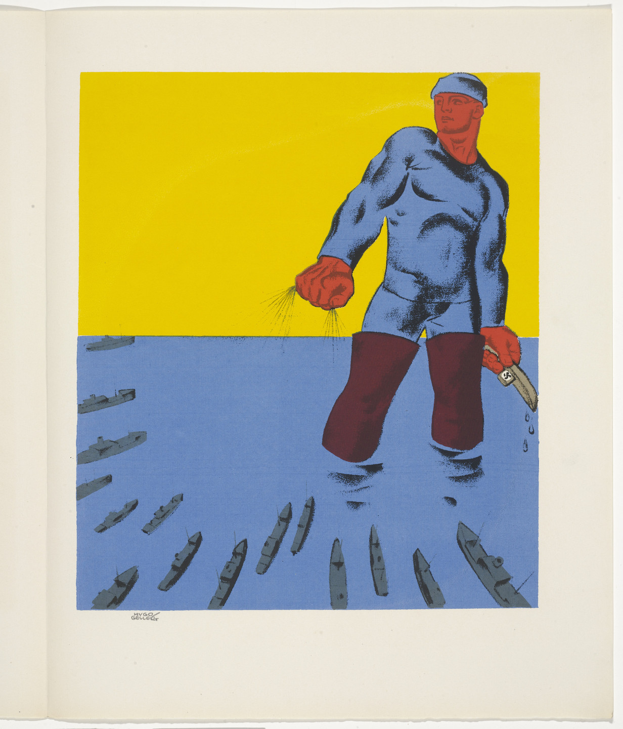Hugo Gellert. Plate (page 30) from Century of the Common Man. 1943
