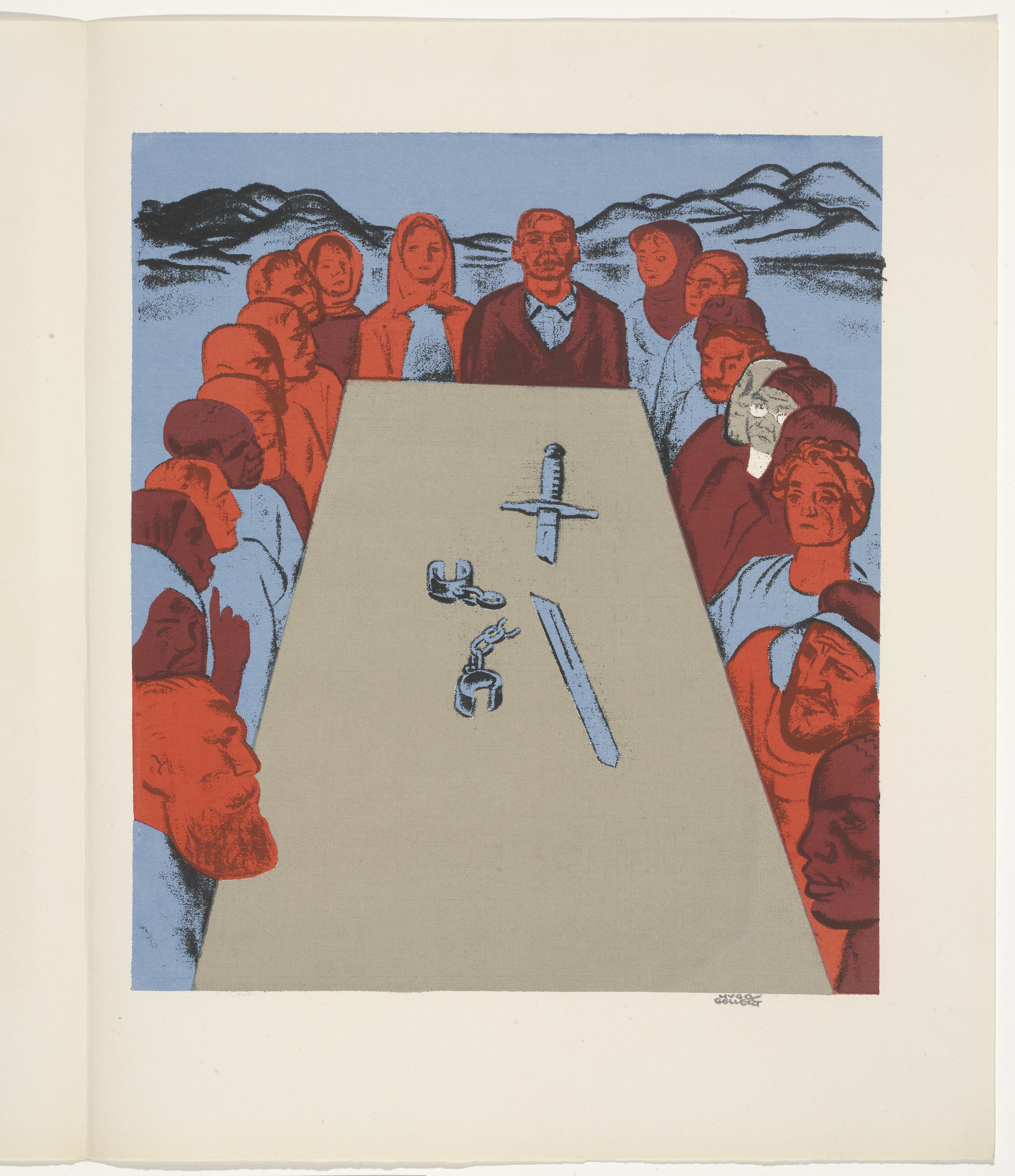 Hugo Gellert. Plate (page 34) from Century of the Common Man