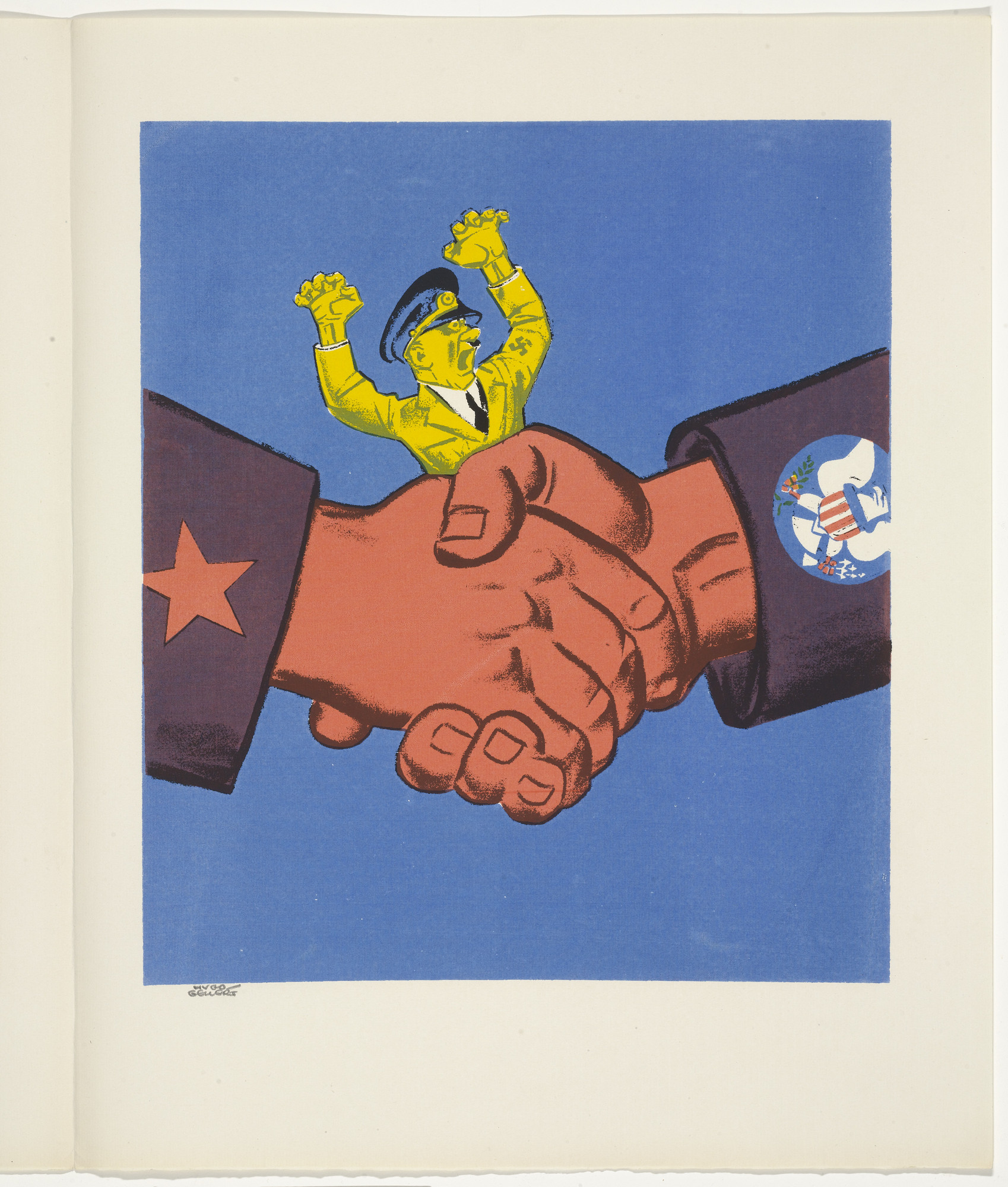 Hugo Gellert. Plate (page 42) from Century of the Common Man