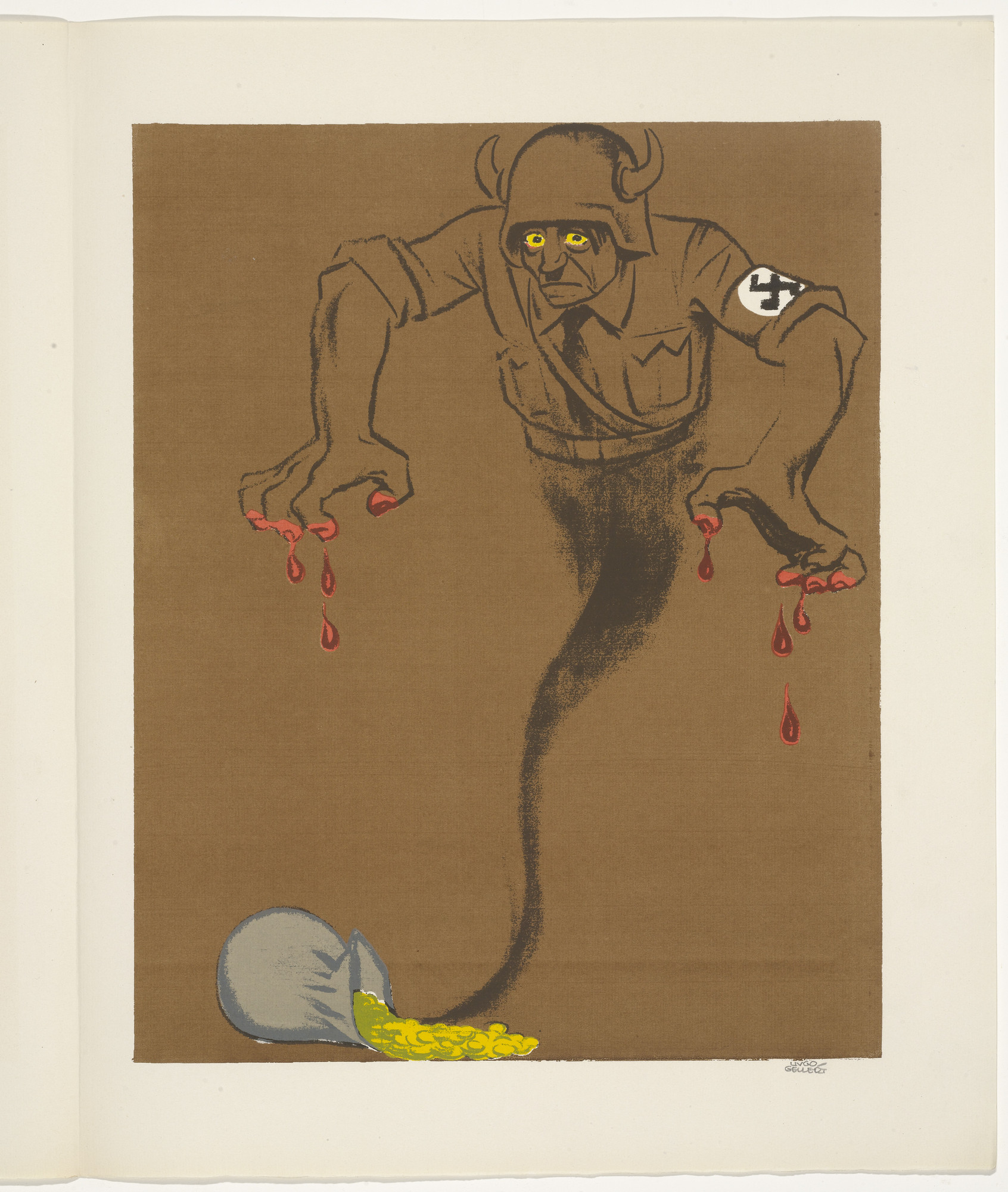 Hugo Gellert. Plate (page 20) from Century of the Common Man